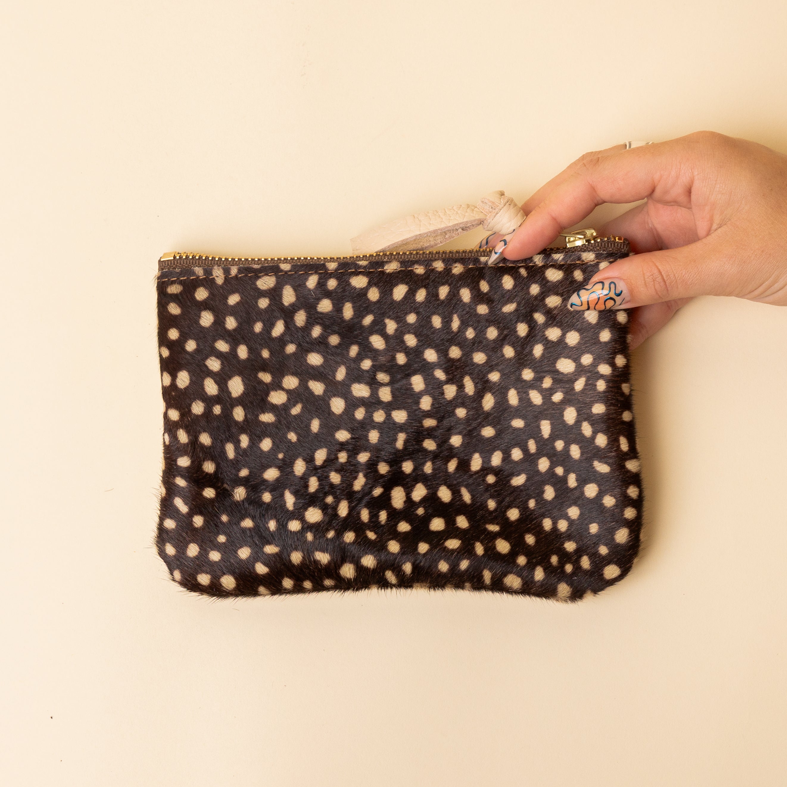 Brown Speckle/Ivory Essential Pouch