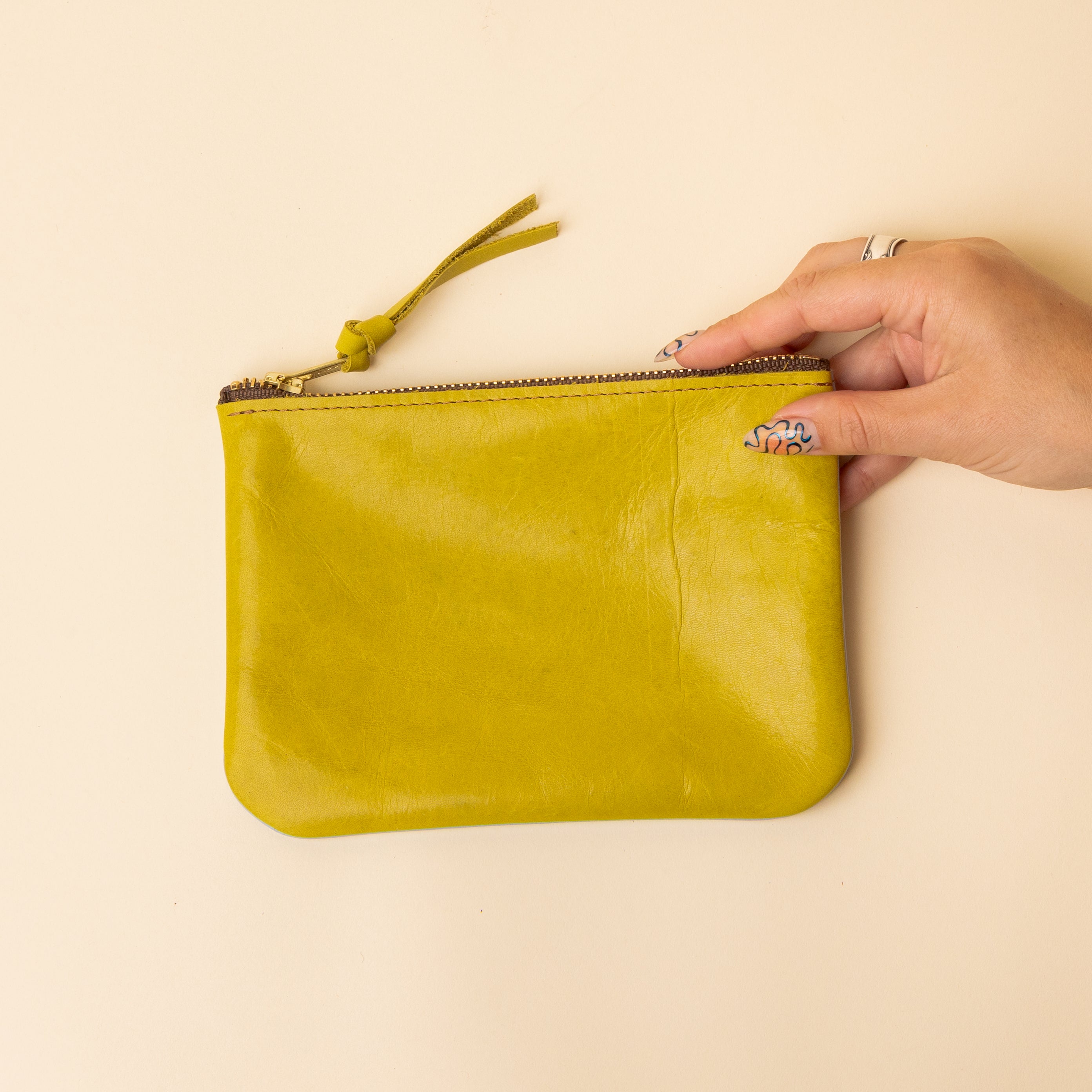 Pale Blue/Chartreuse Essential Pouch