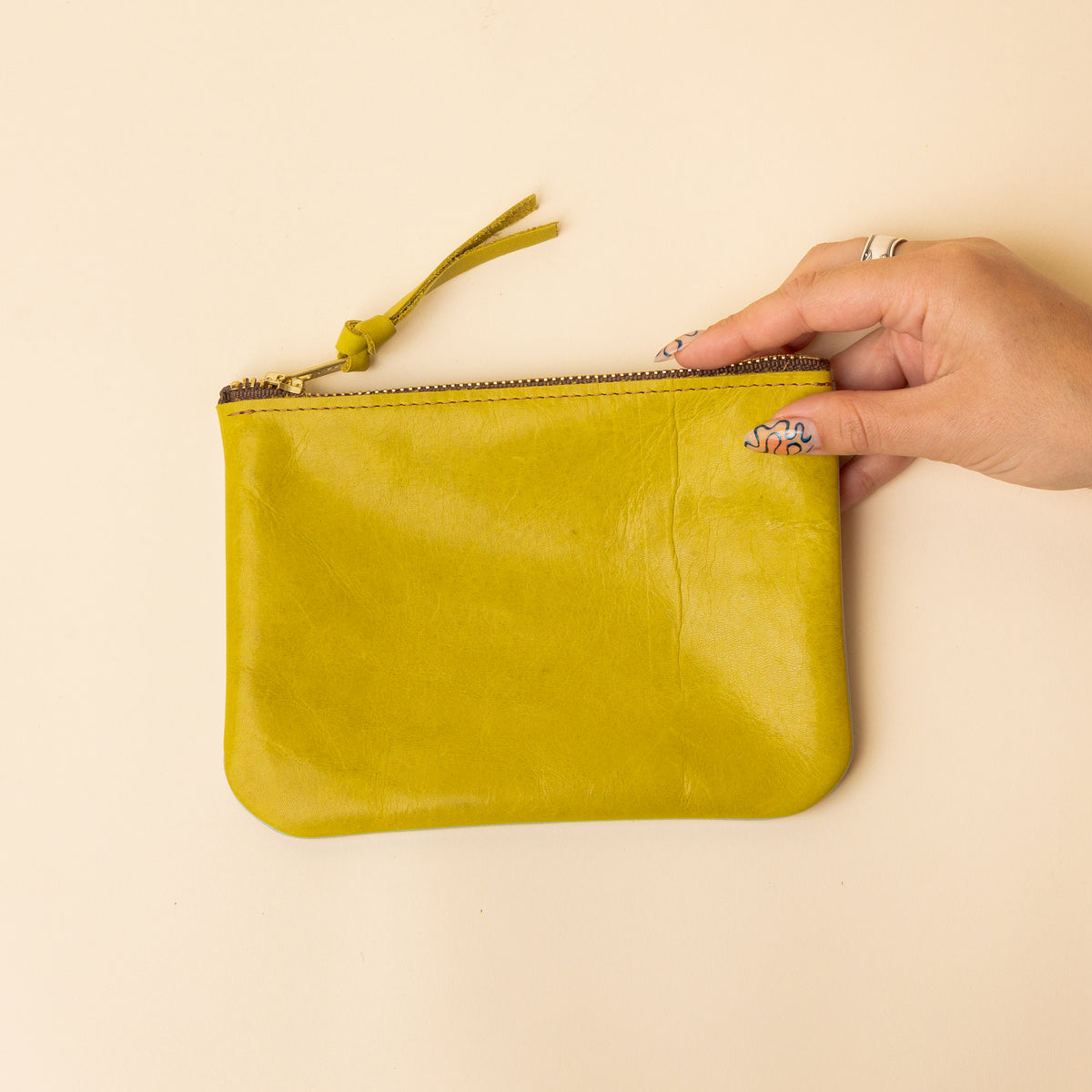 Pale Blue/Chartreuse Essential Pouch