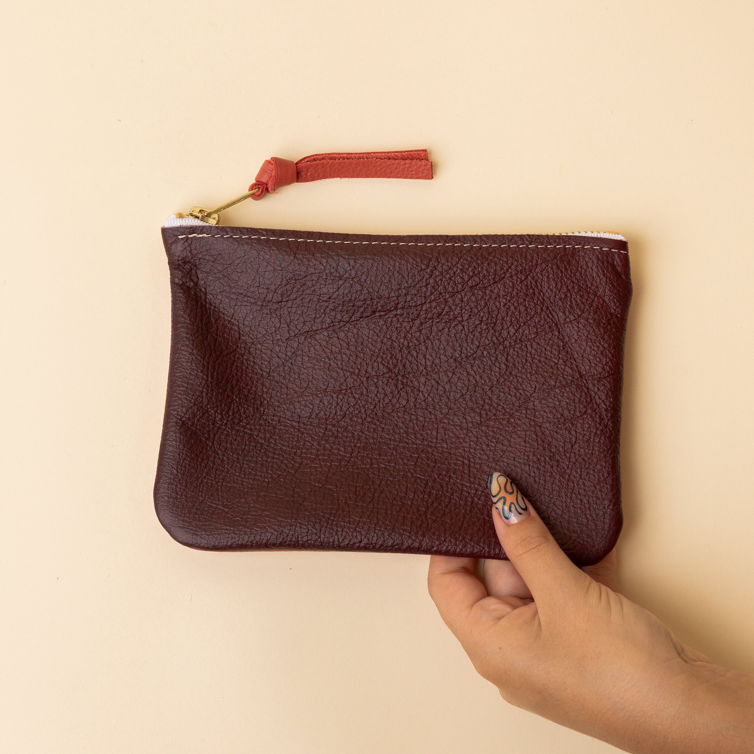 Wine/Papaya Essential Pouch