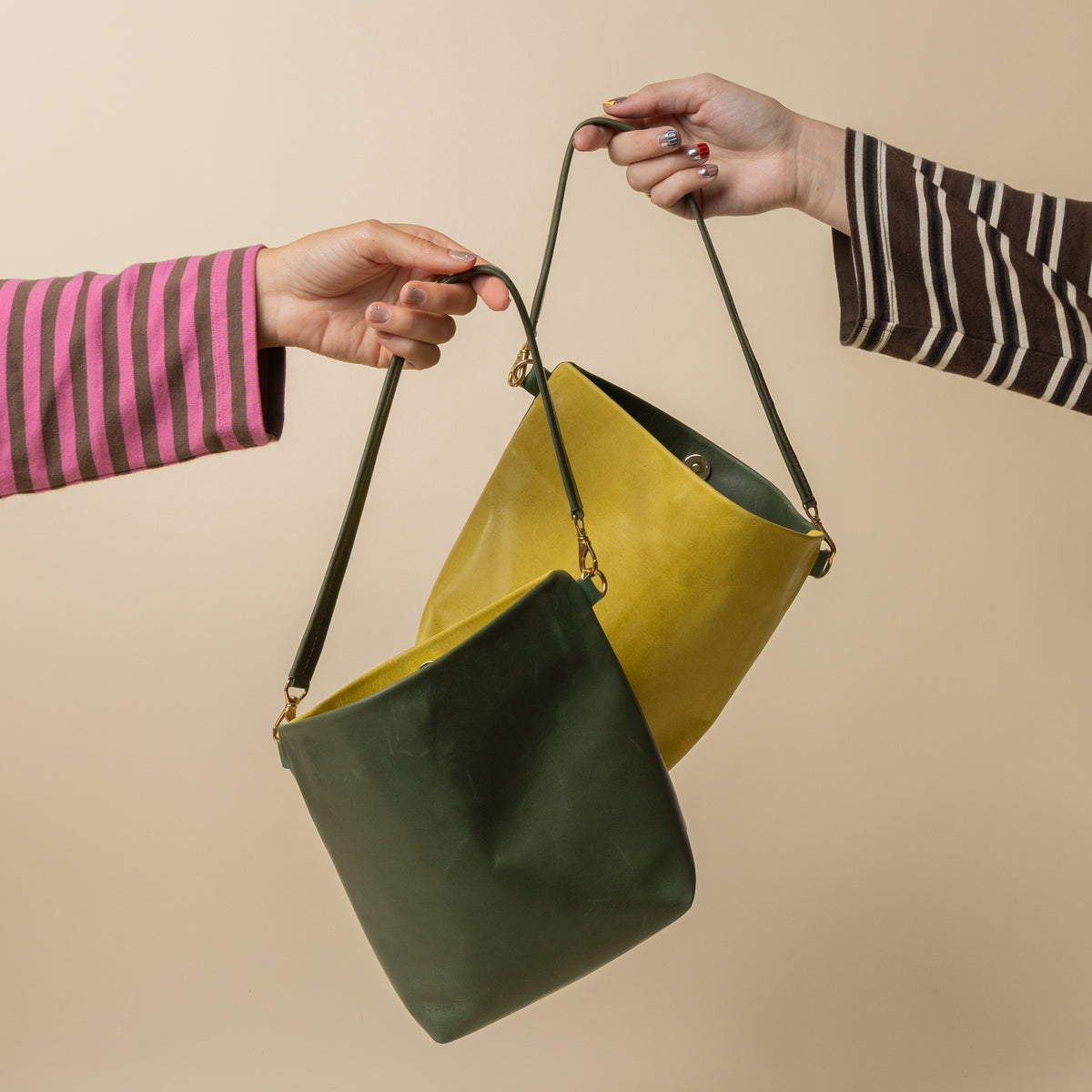 Chartreuse/Jade Party Bucket