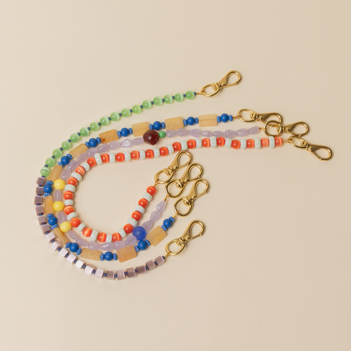 Cotton Candy Beaded Handle