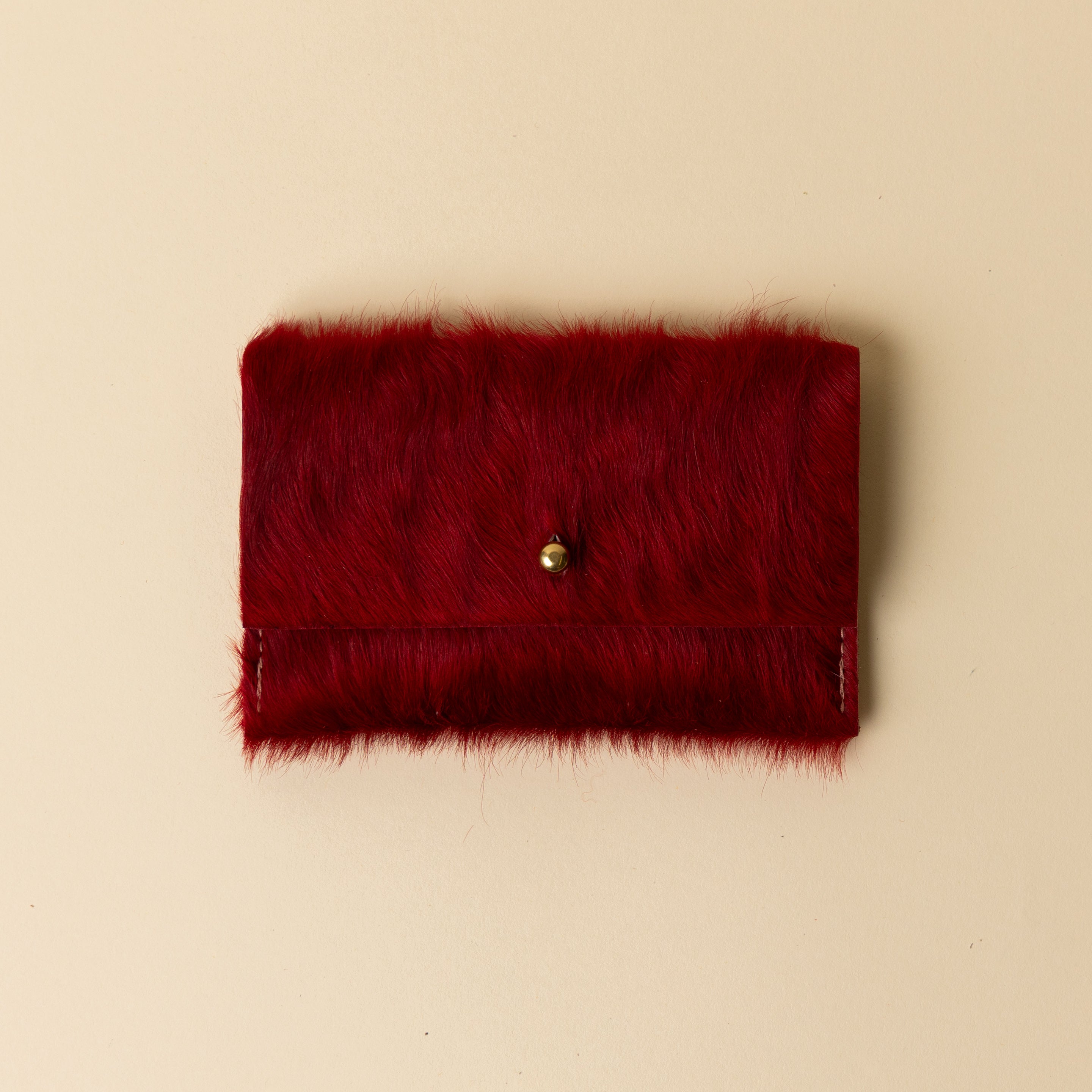 Upcycled Crimson Companion Pouch
