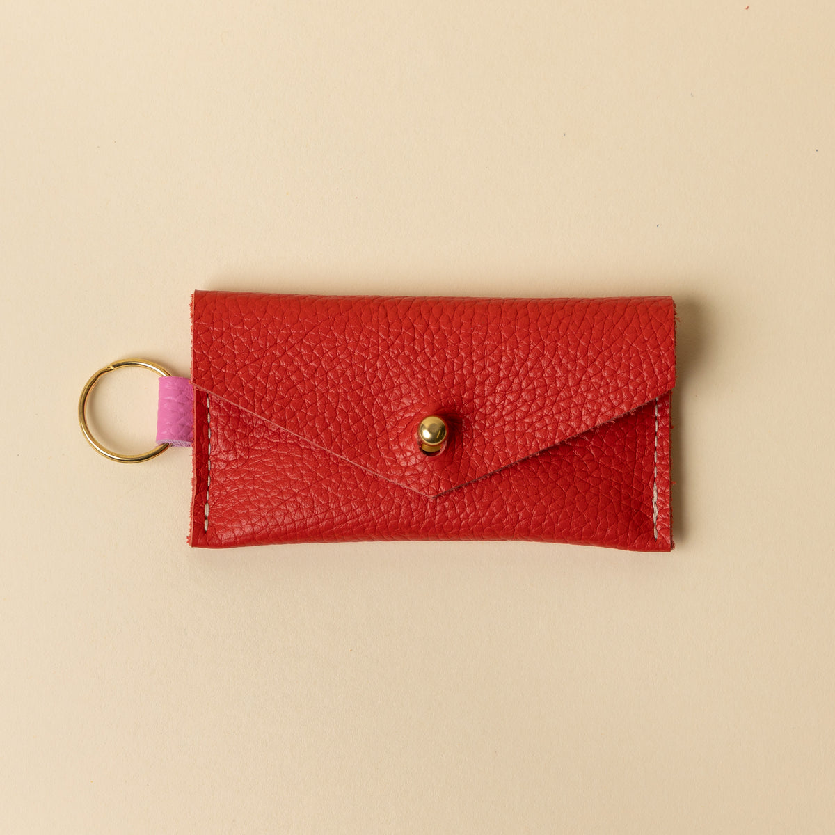 Red/Bubblegum Pink Caro Cardholder