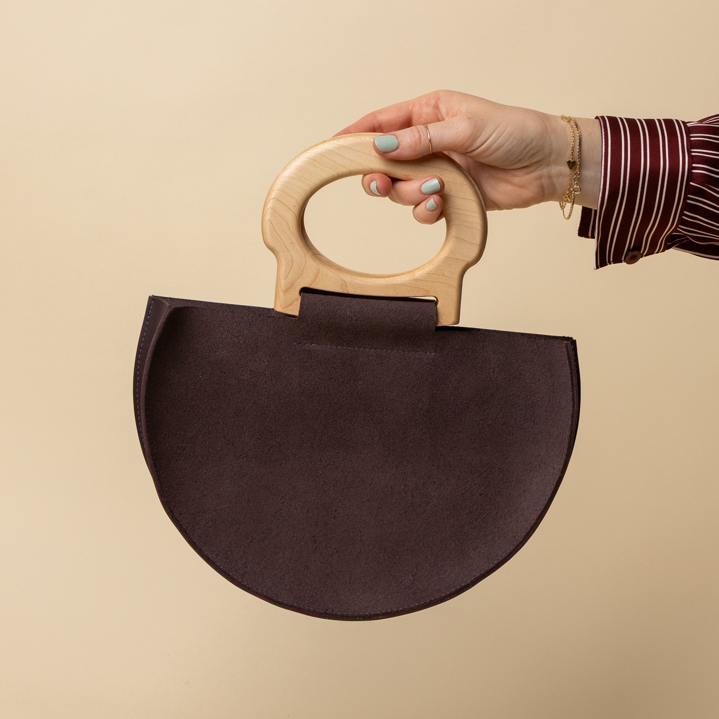 Kalamata/White Maple Crescent Woodie