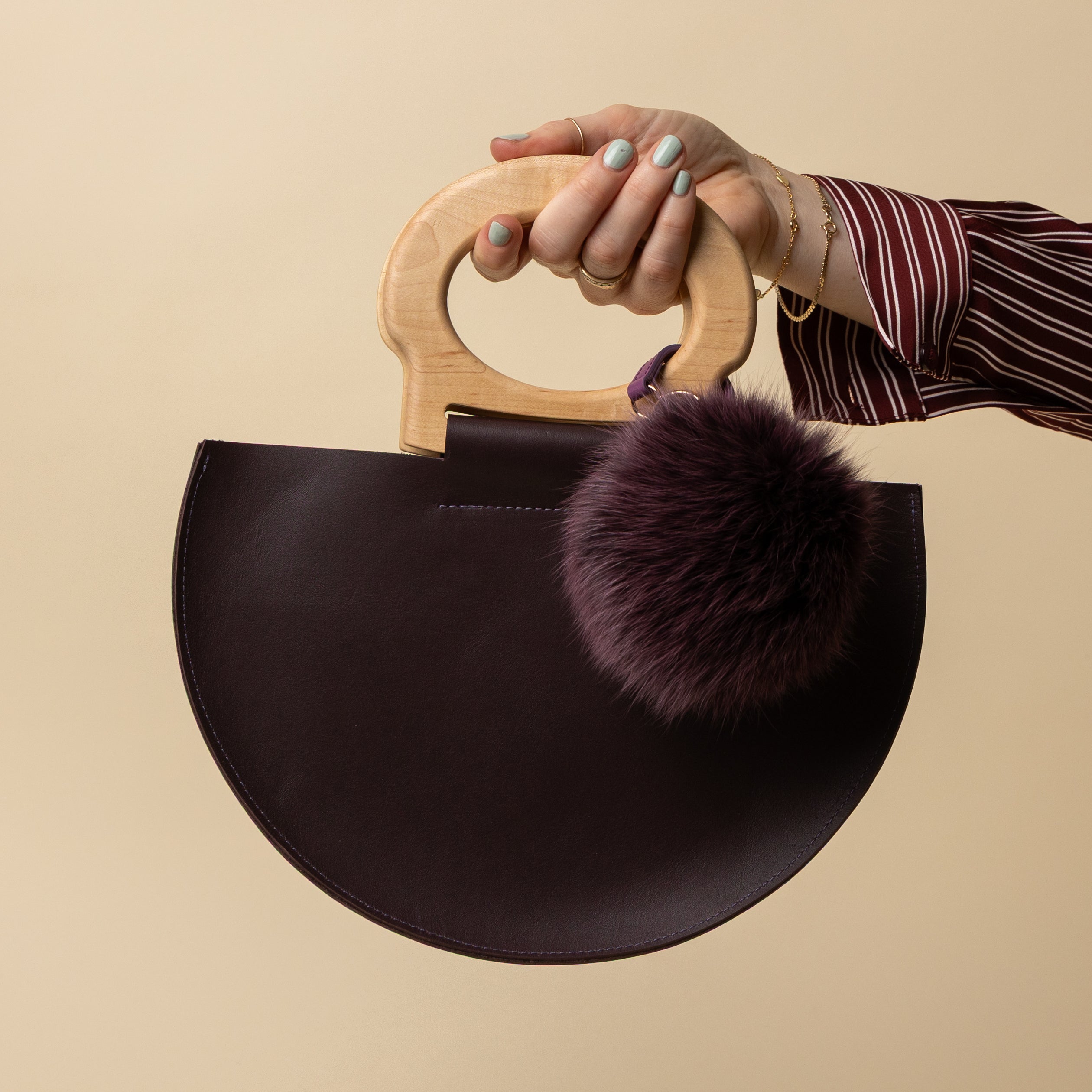 Kalamata/White Maple Crescent Woodie