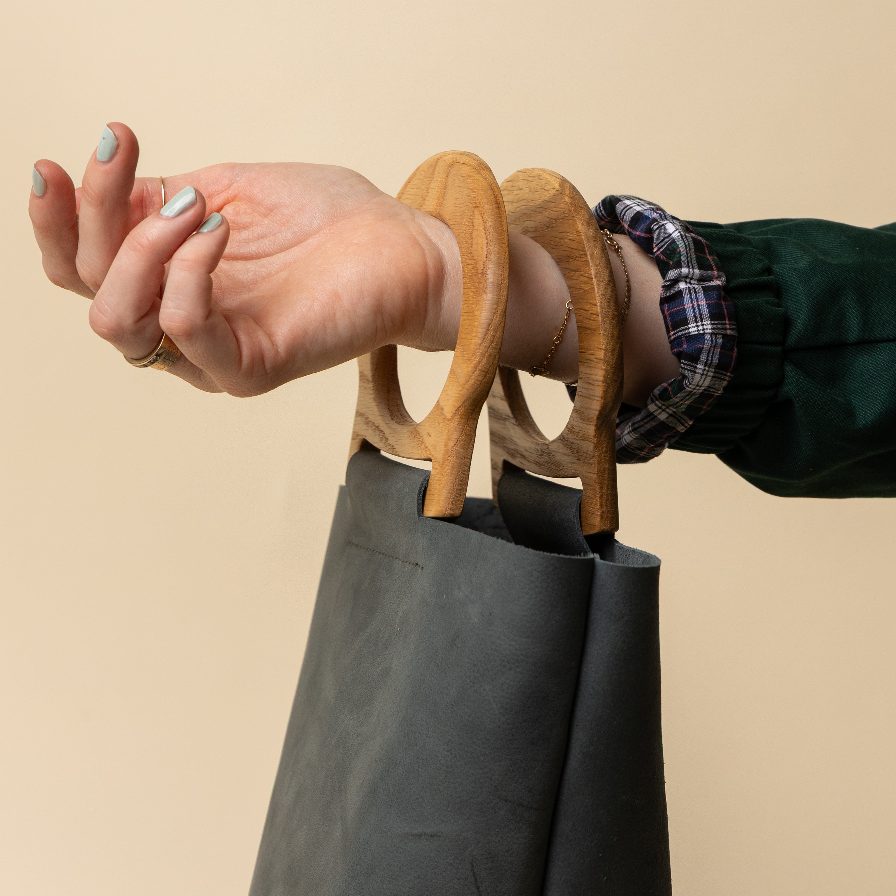 Juniper/Oak Mini Picnic Tote