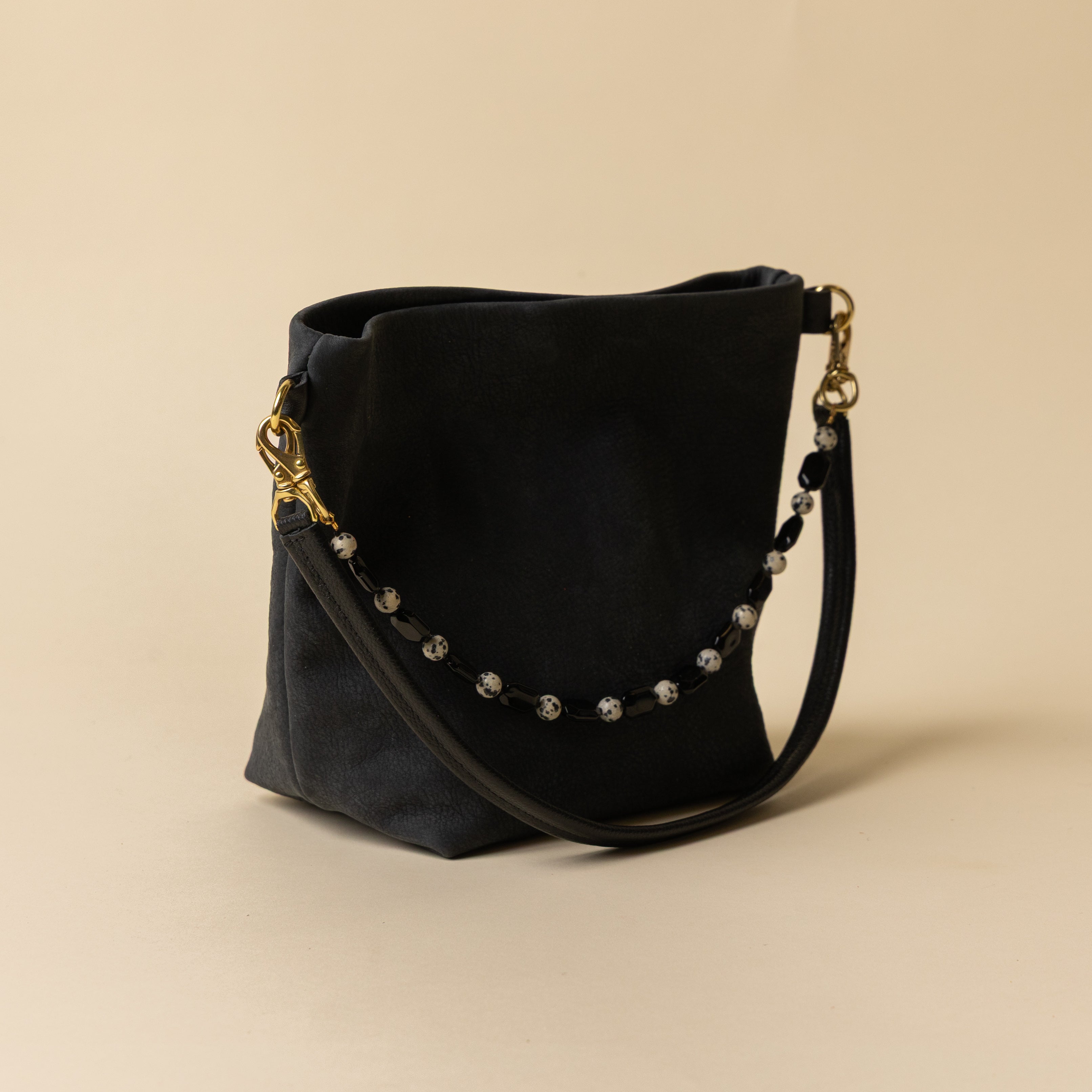 Upcycled Soft Black Party Bucket