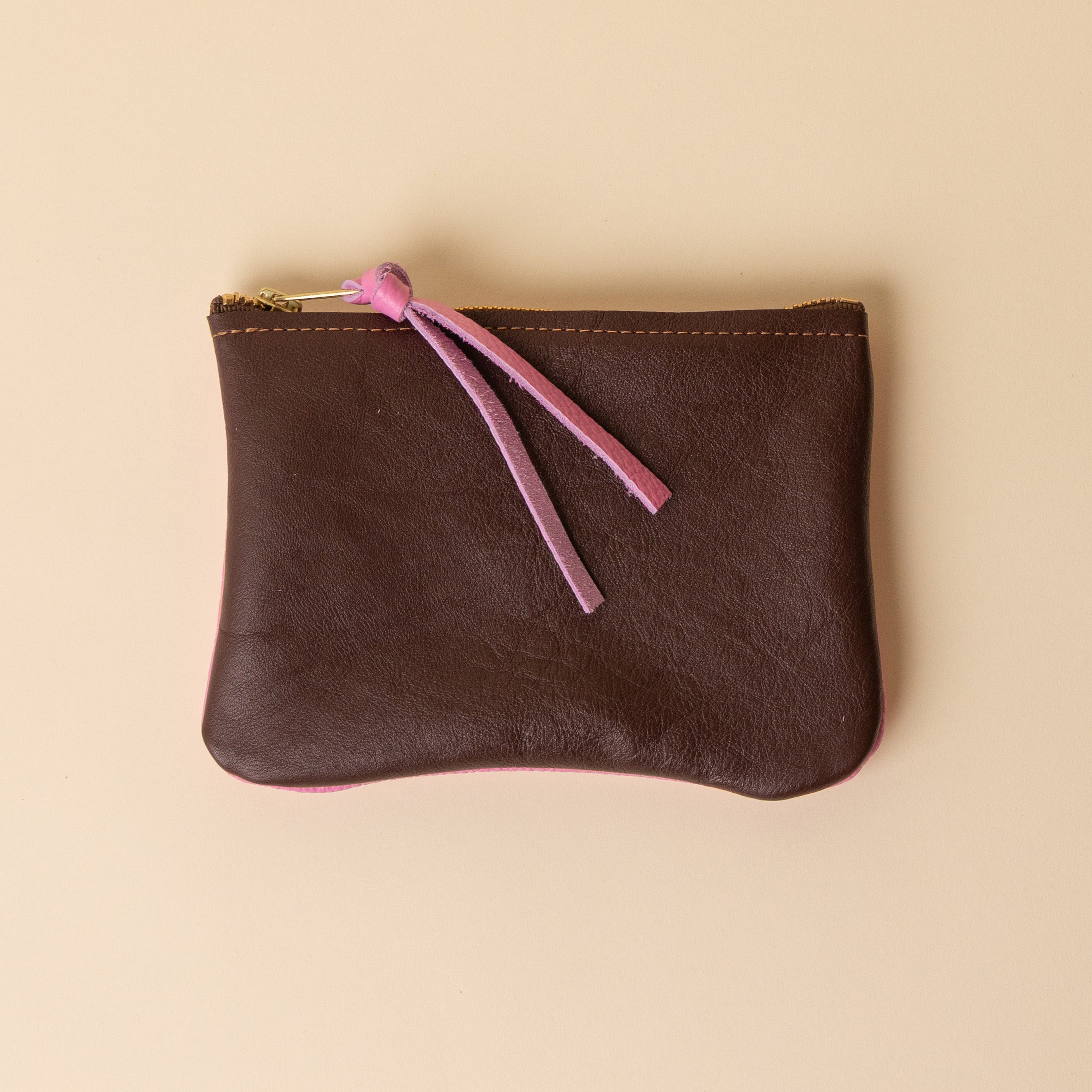 Mahogany/Bubblegum Pink Essential Pouch