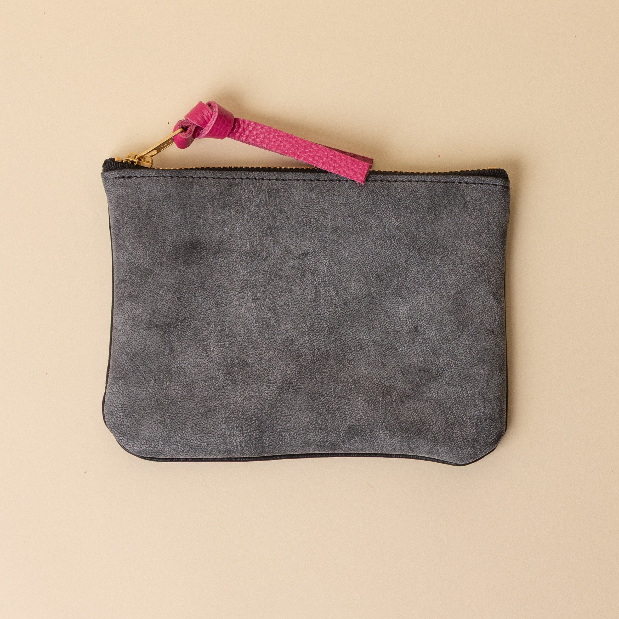 Soft Black/Grey Goat Essential Pouch
