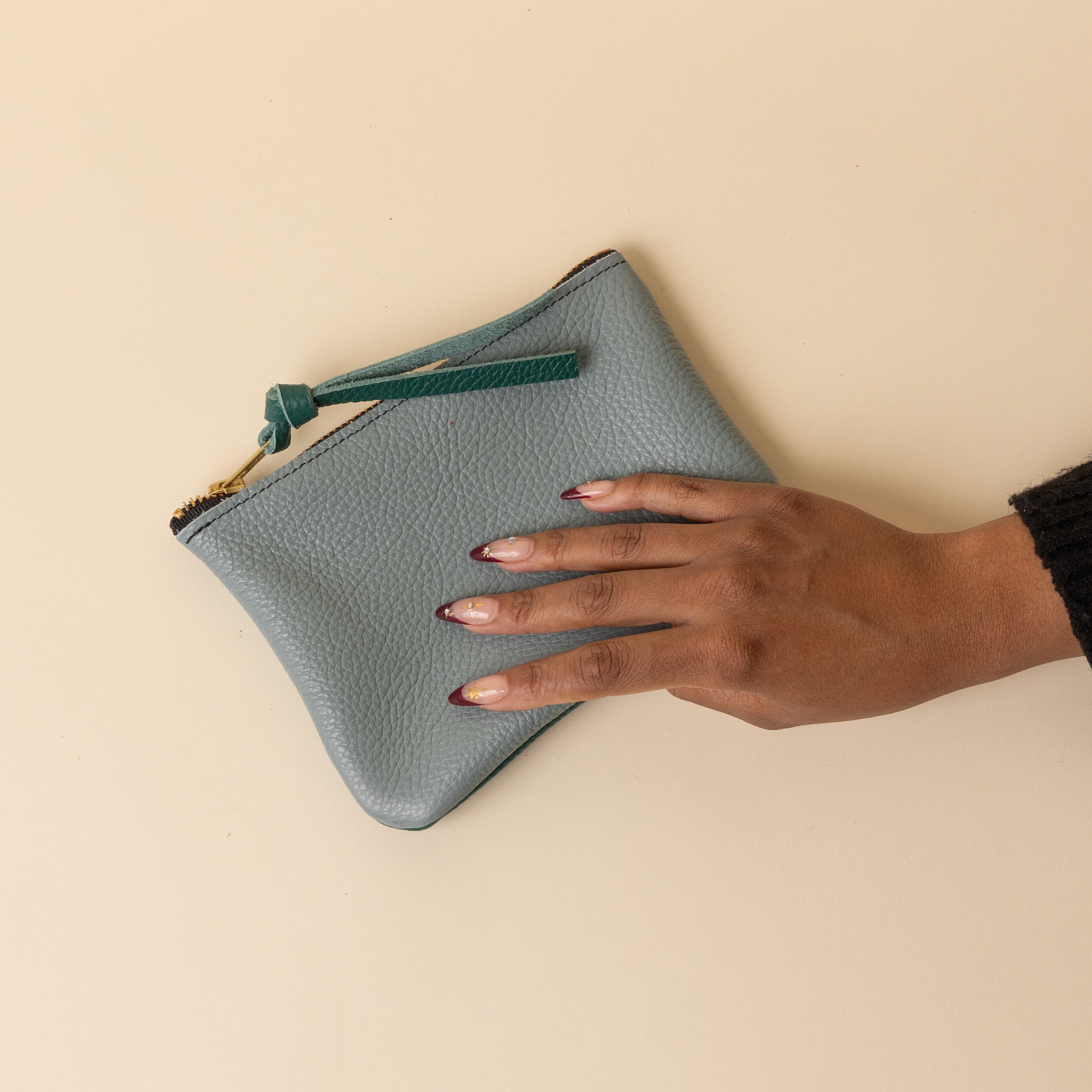 Sea Salt/Malachite Essential Pouch