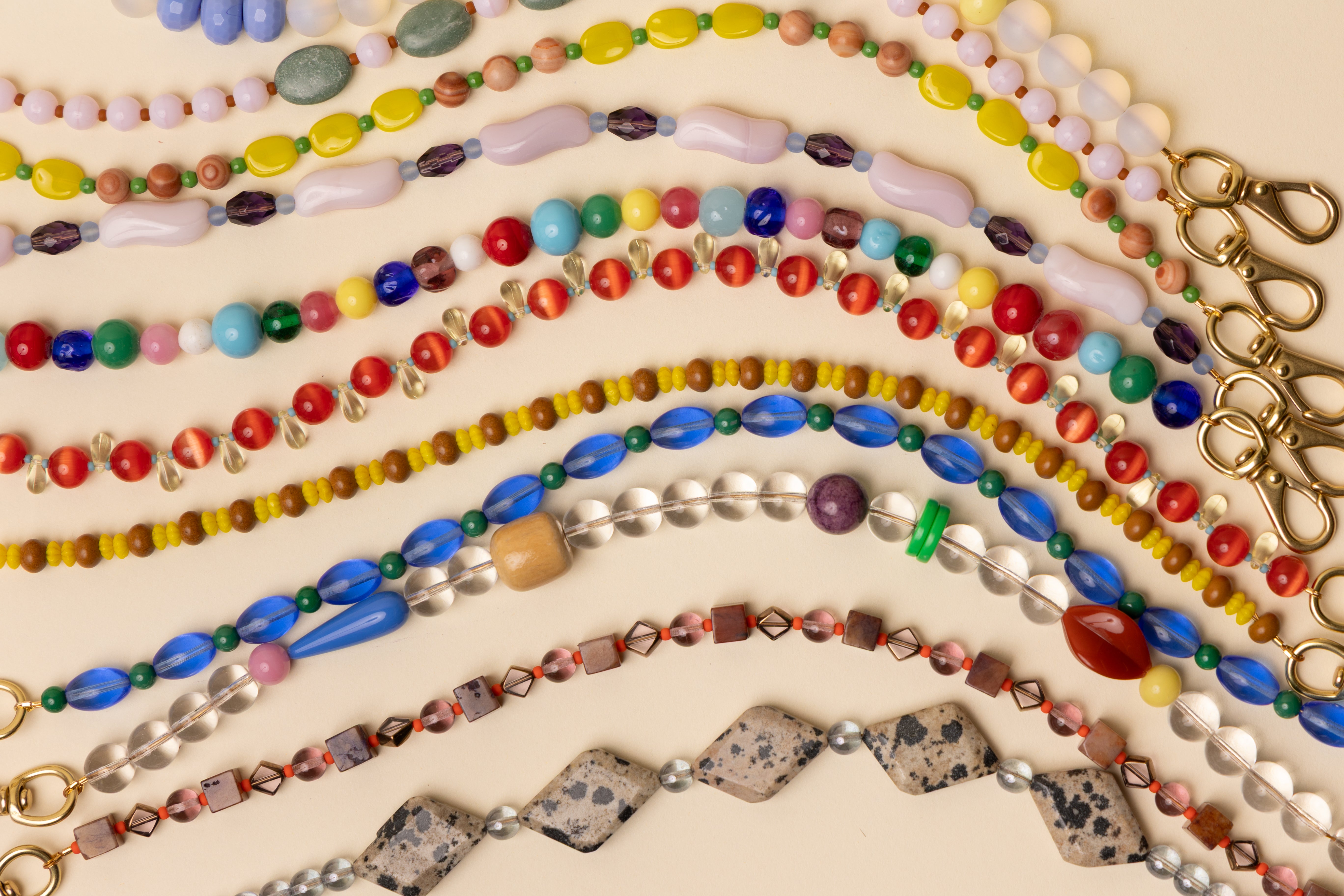 Dalmatian Beaded Handle