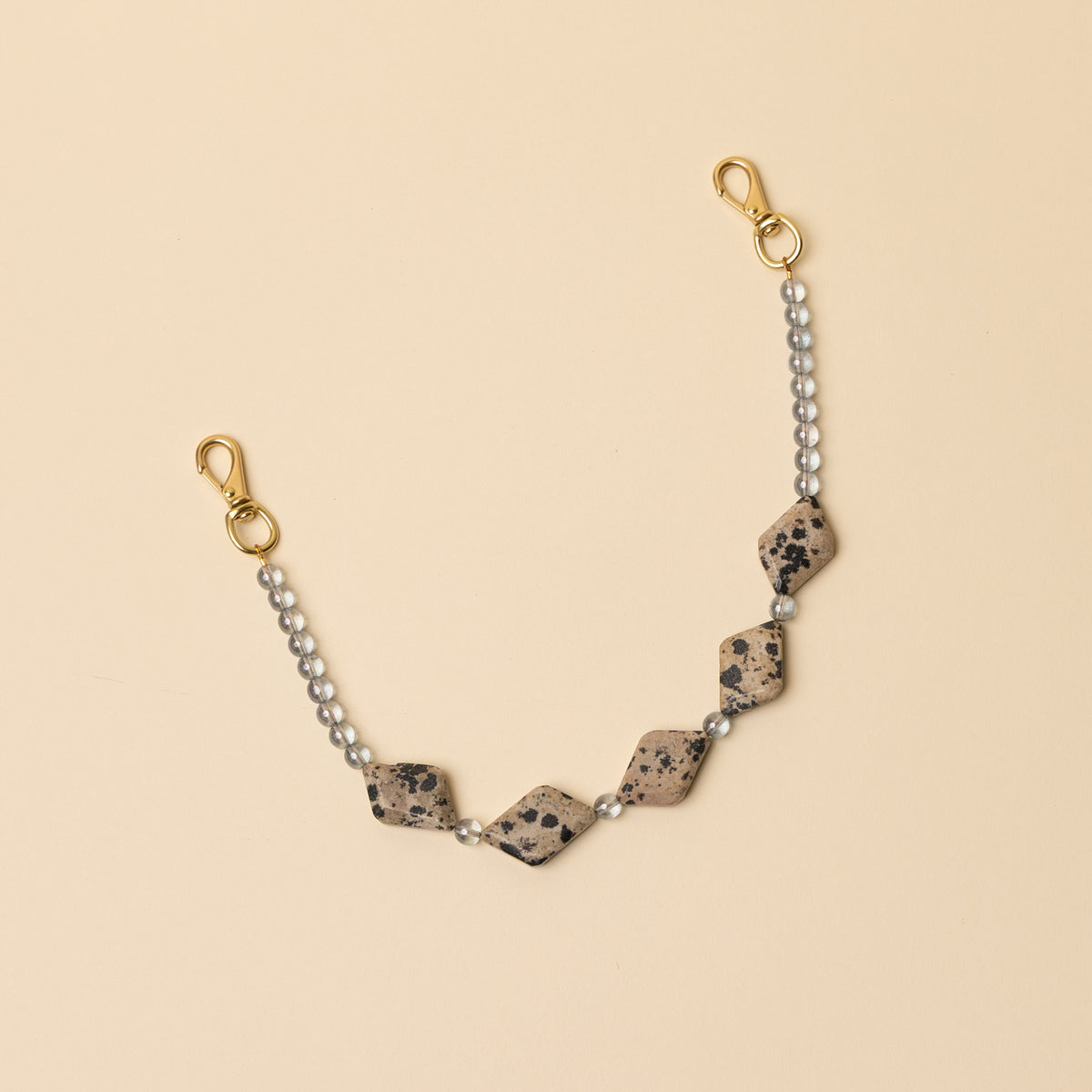 Dalmatian Beaded Handle