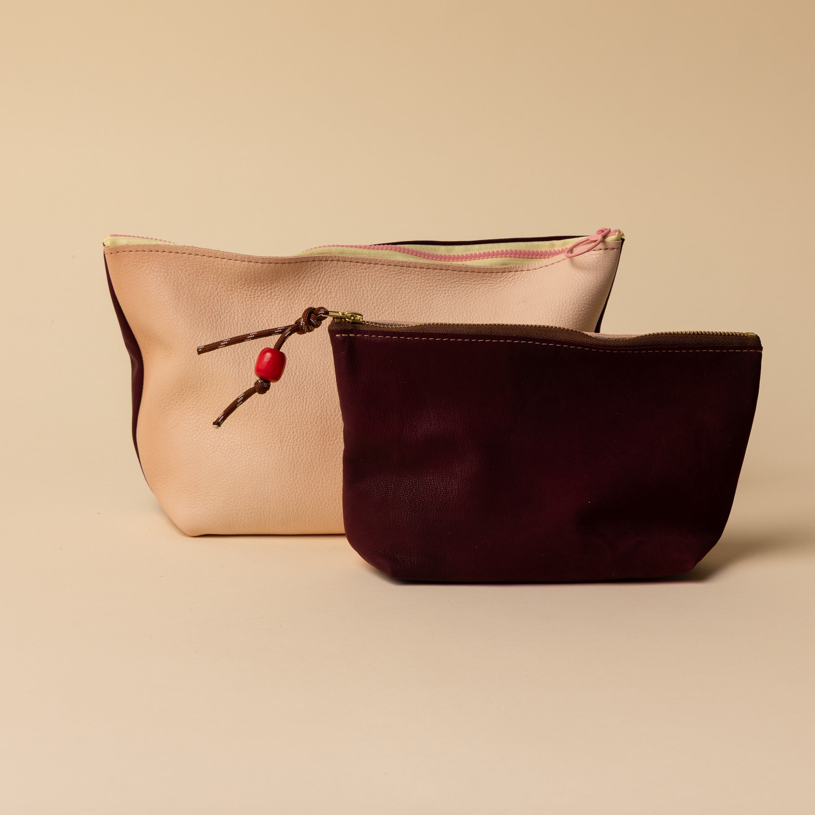 Biggie Veg Tan/Plum Slouchie
