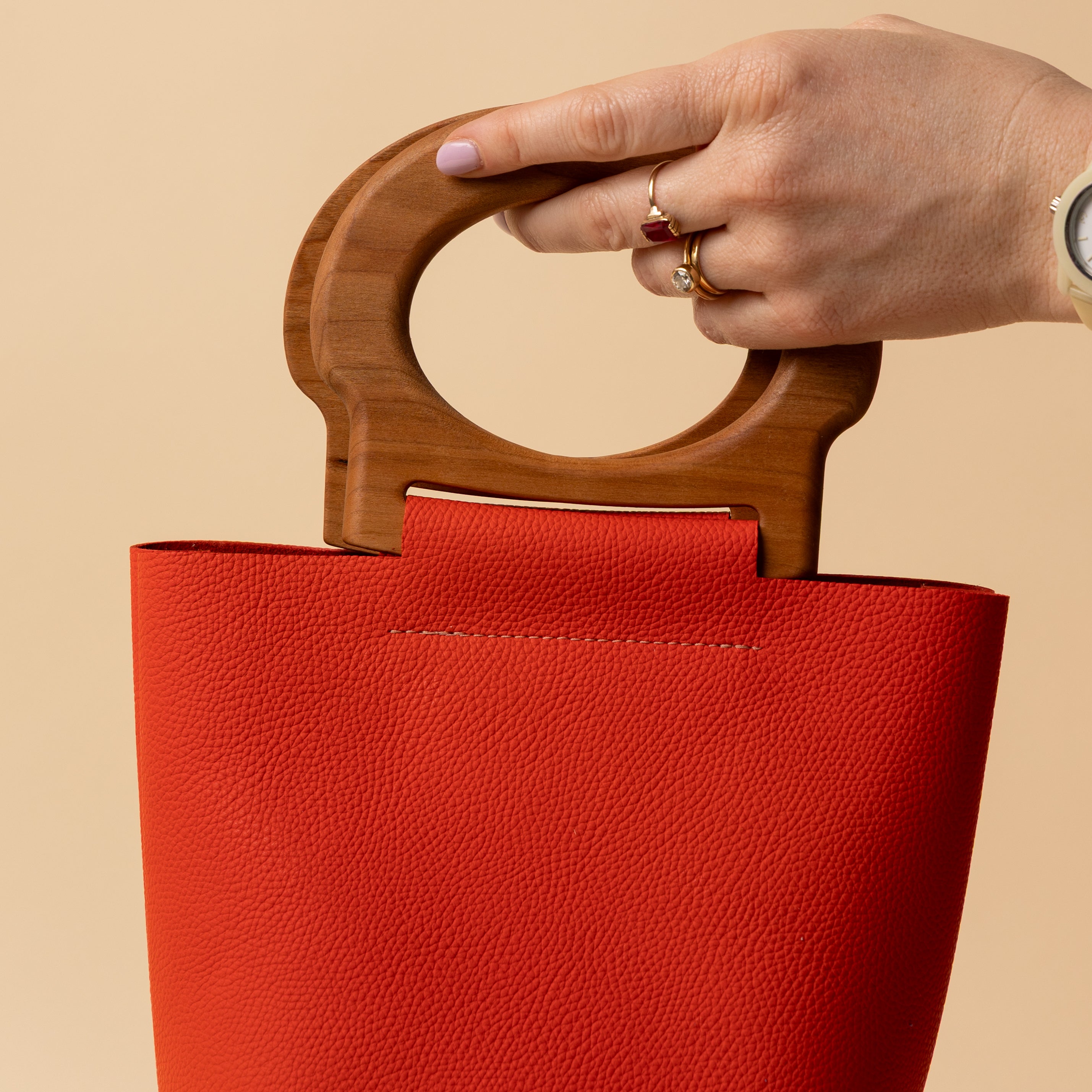 Poppy/Cherry Mini Picnic Tote