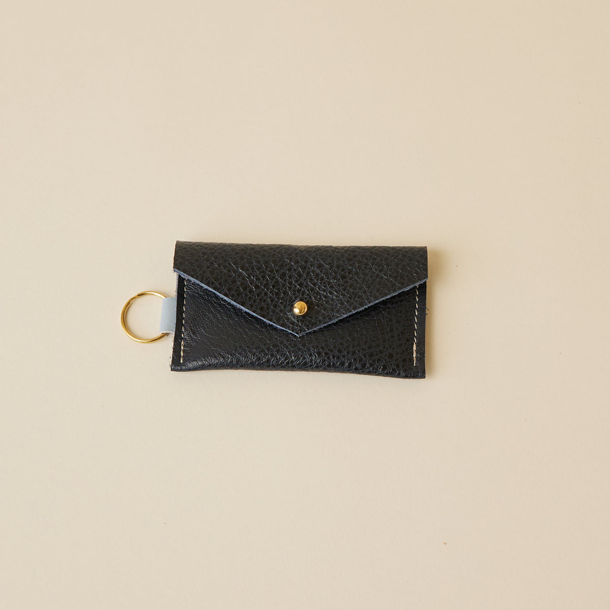 Shiny Navy/Baby Blue Caro Cardholder