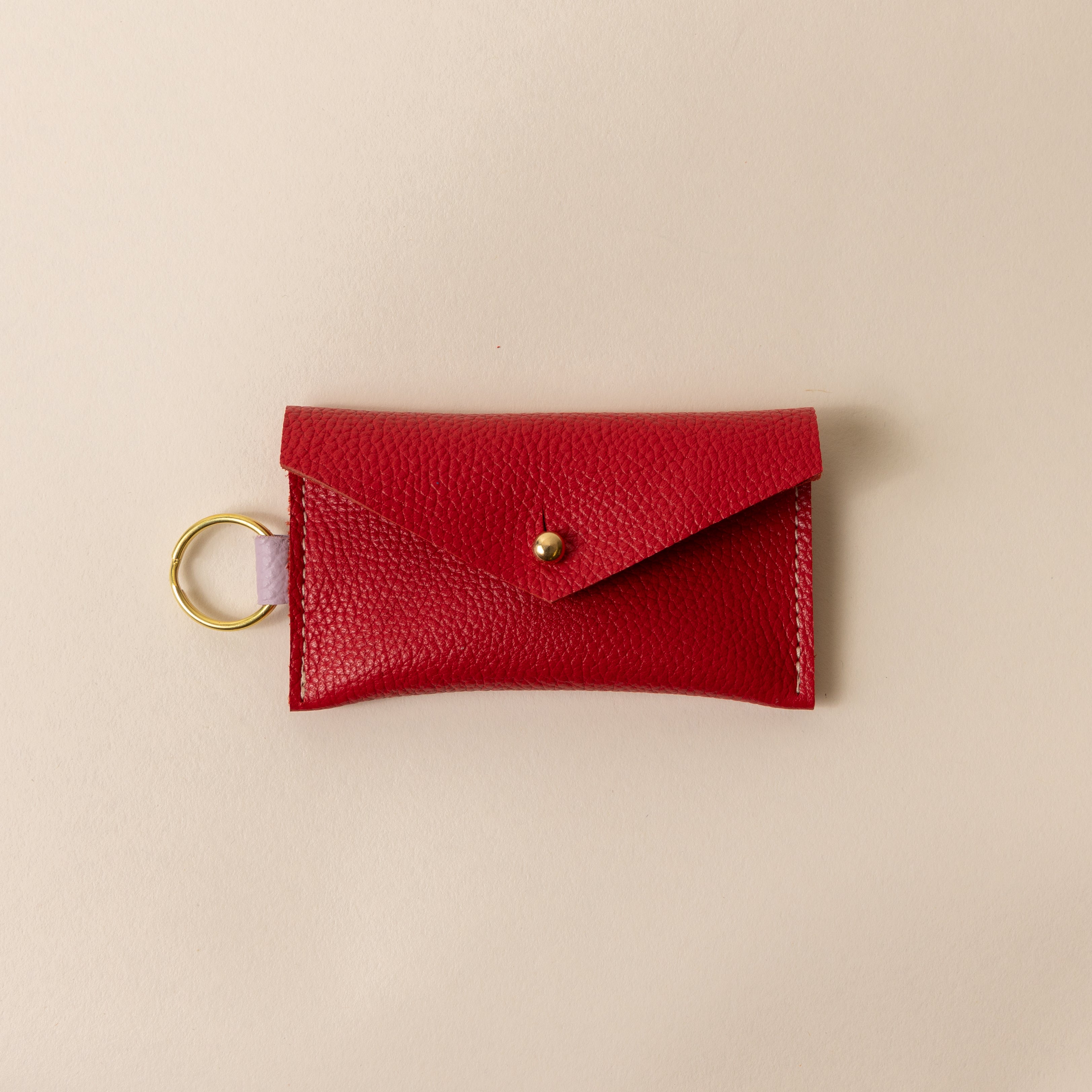 Ruby Red/Lilac Caro Cardholder