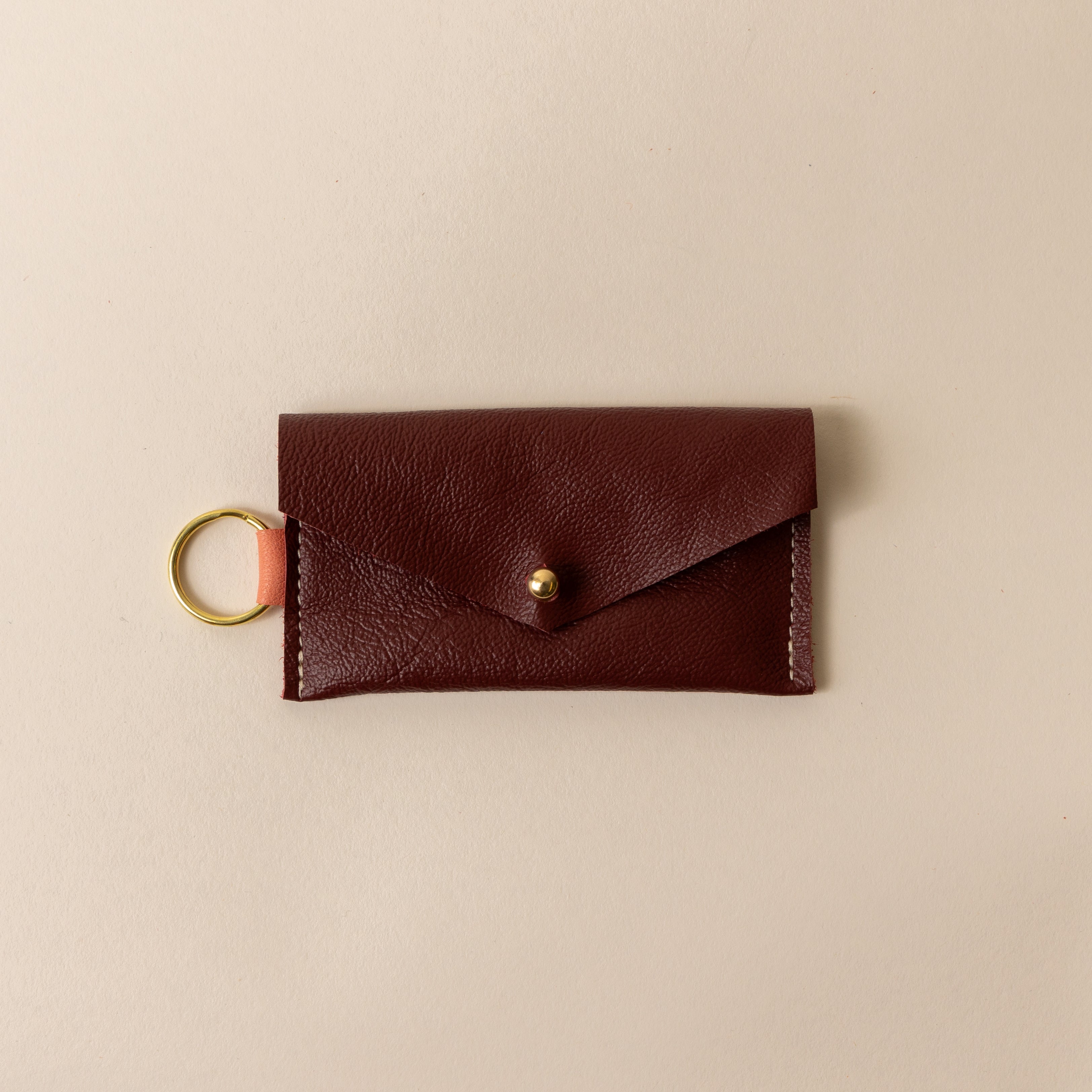 Deep Red/Melon Caro Cardholder