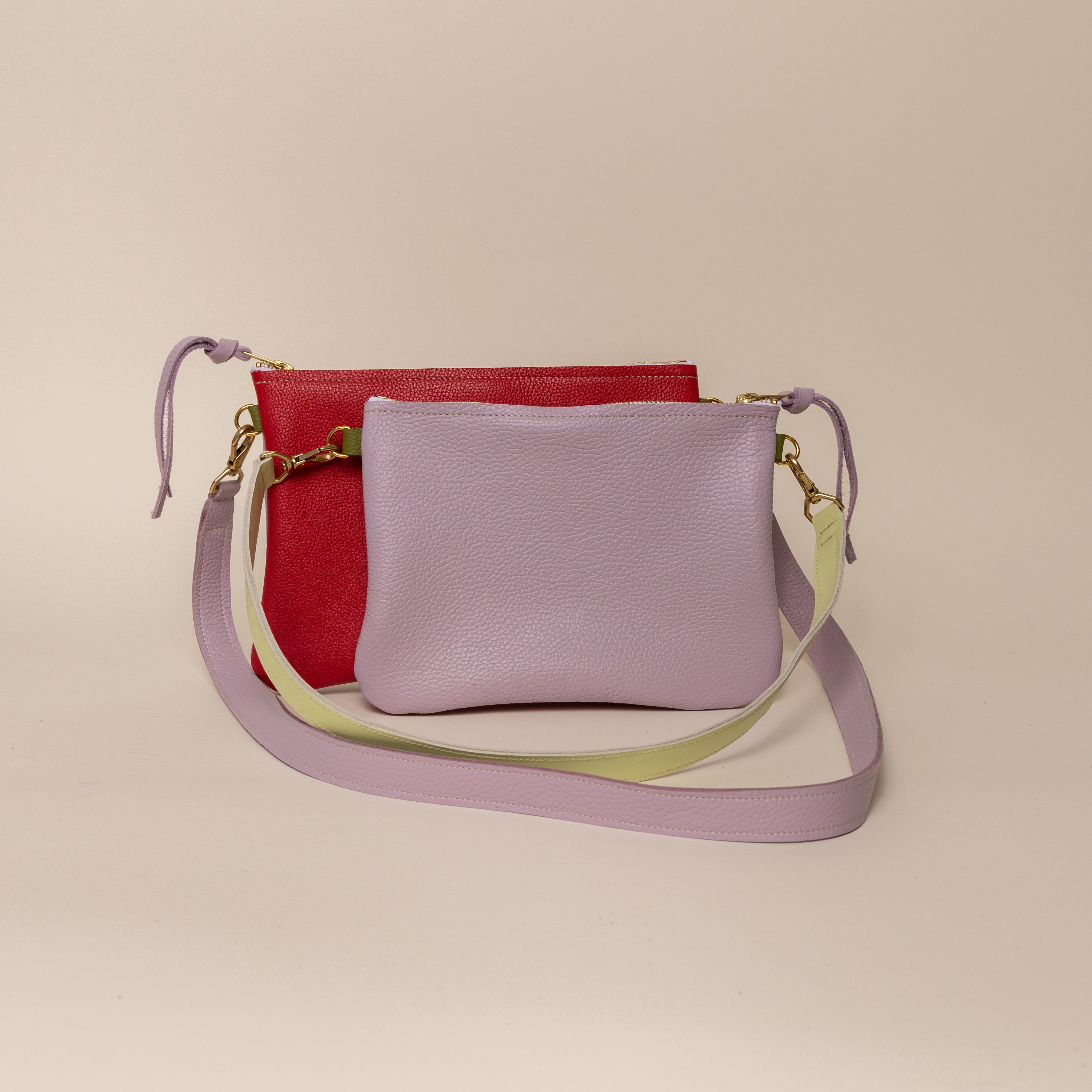 Ruby Red/Lilac Crossbody