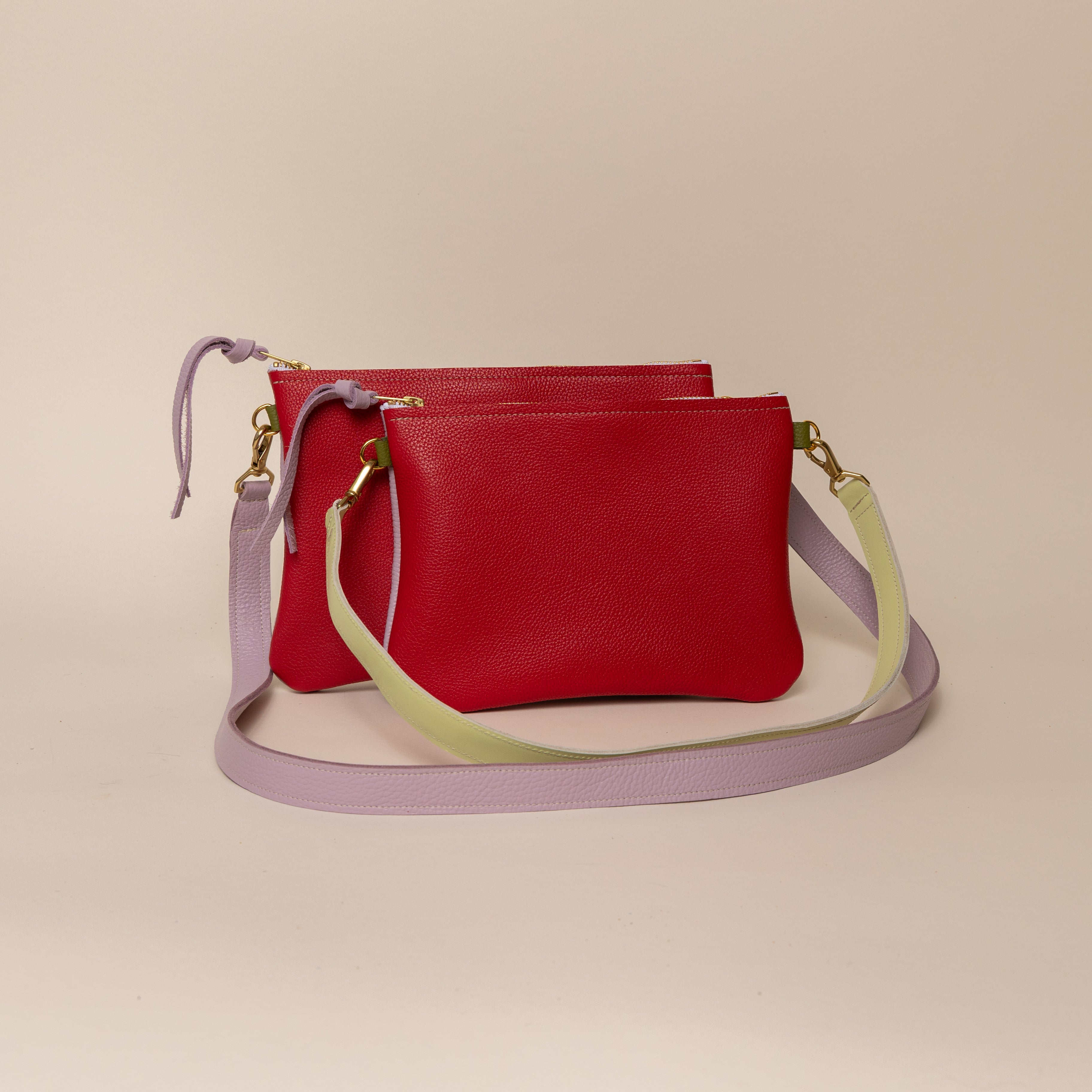 Ruby Red/Lilac Crossbody