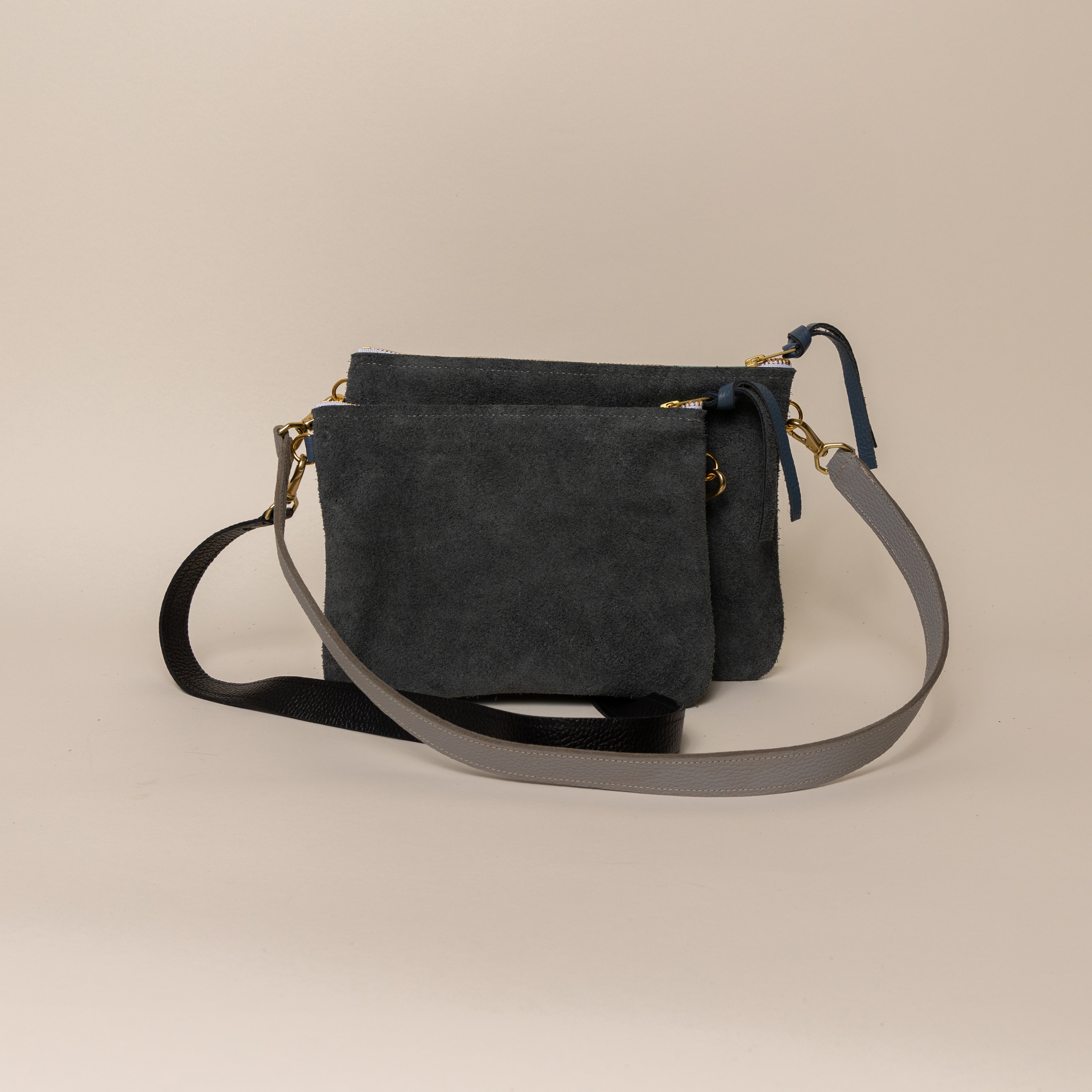 Sea Salt/ Blue Suede Crossbody