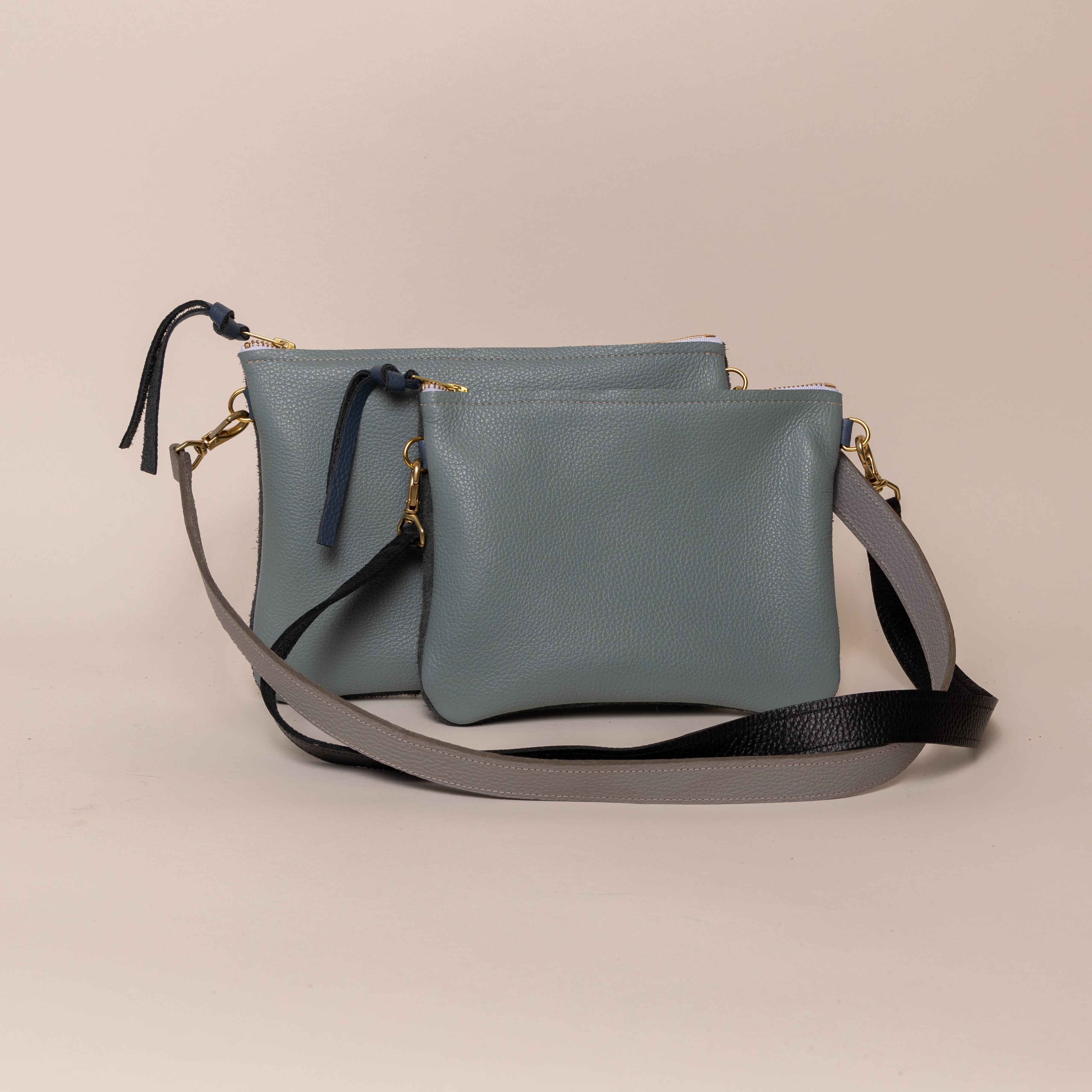 Sea Salt/ Blue Suede Crossbody