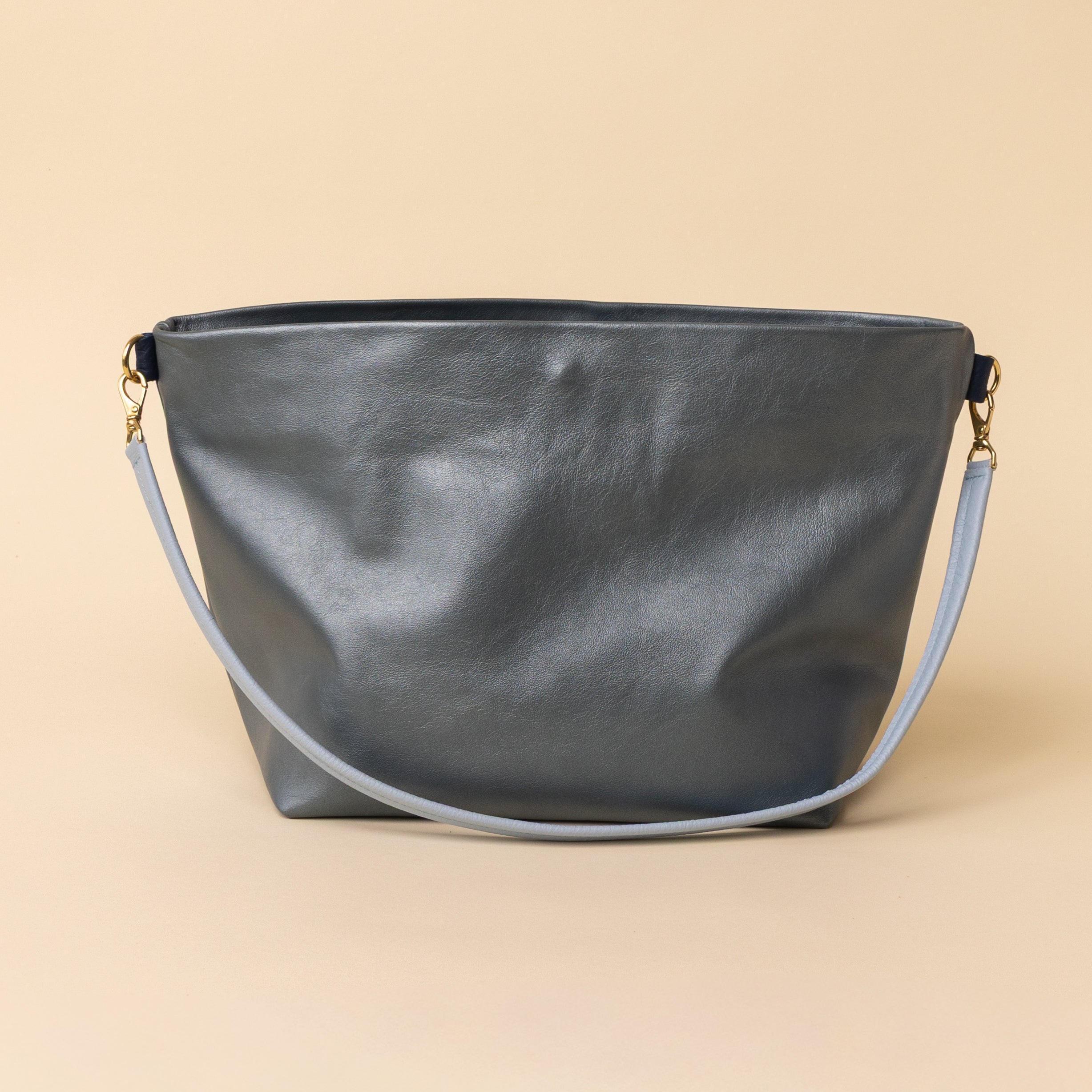 Slate Blue Shimmer Big Sister Bucket