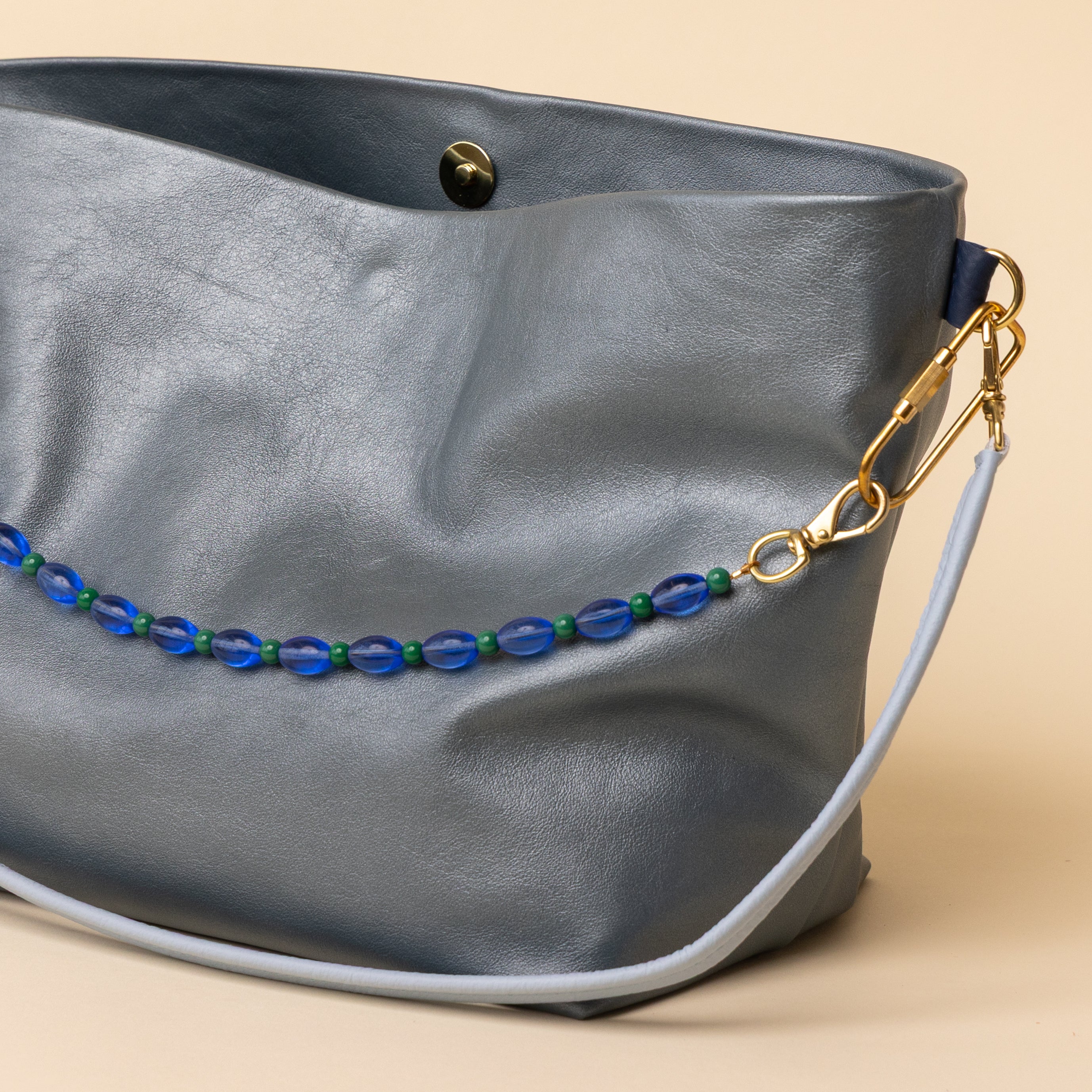 Slate Blue Shimmer Big Sister Bucket
