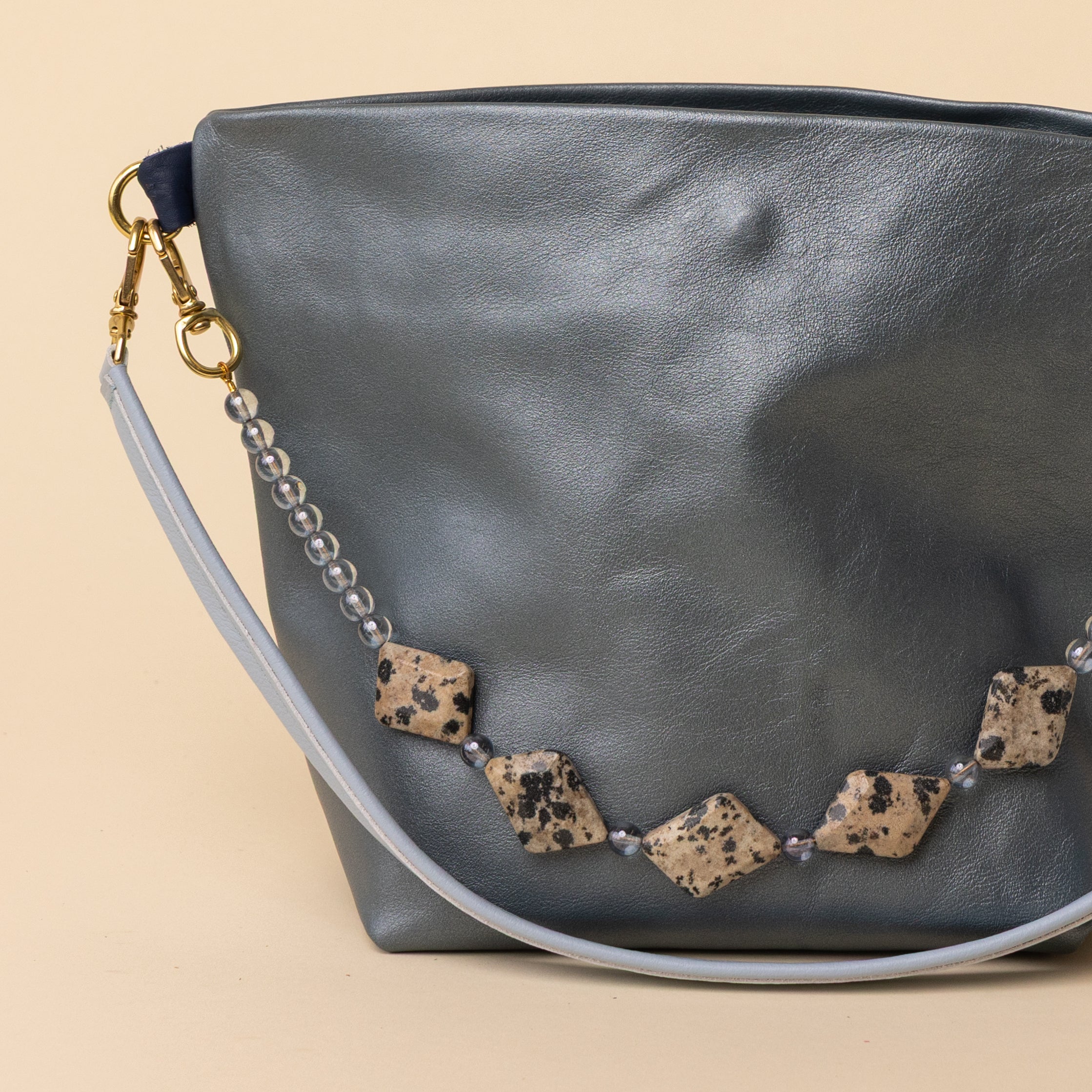 Slate Blue Shimmer Party Bucket