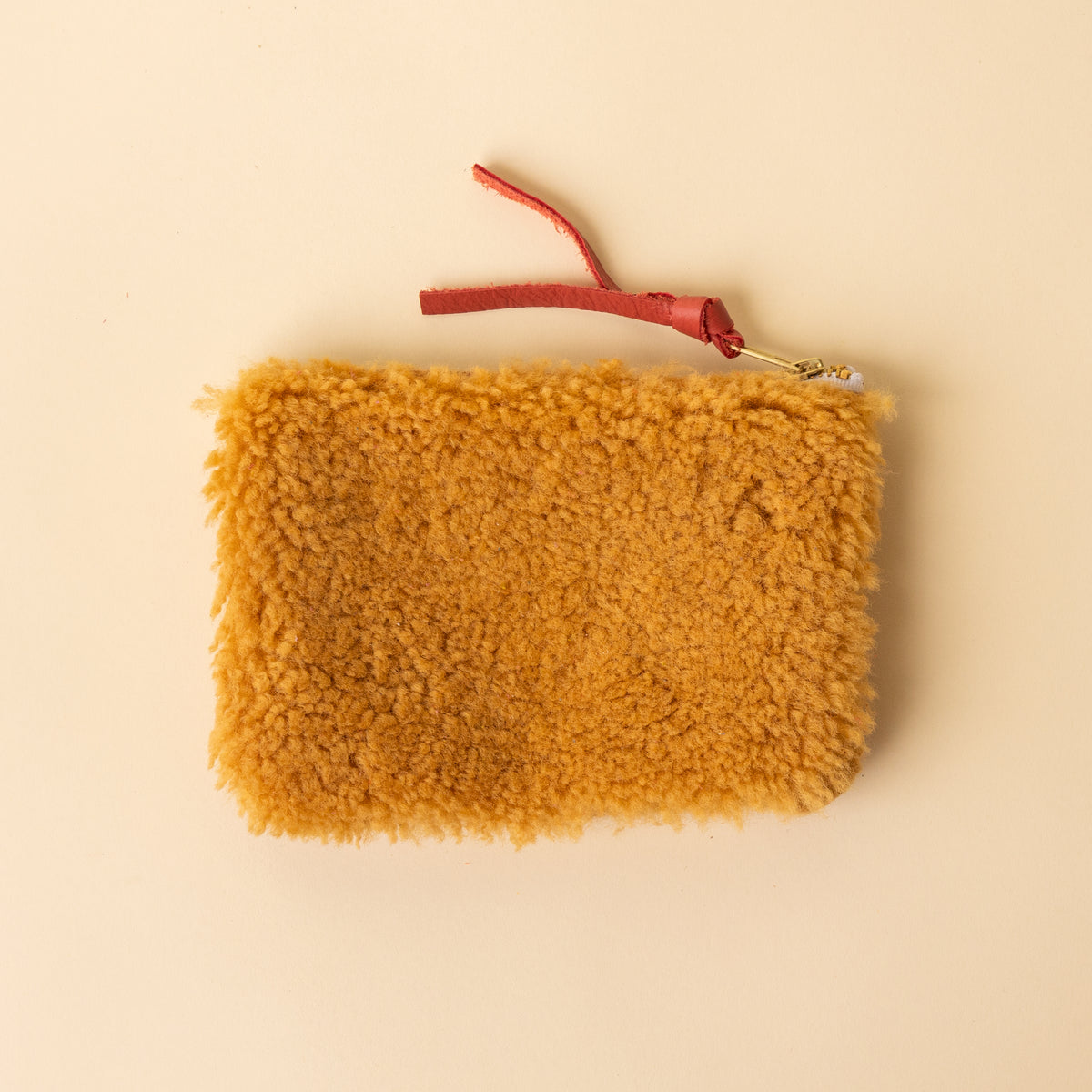 Papaya/Ginger Lambswool Essential Pouch