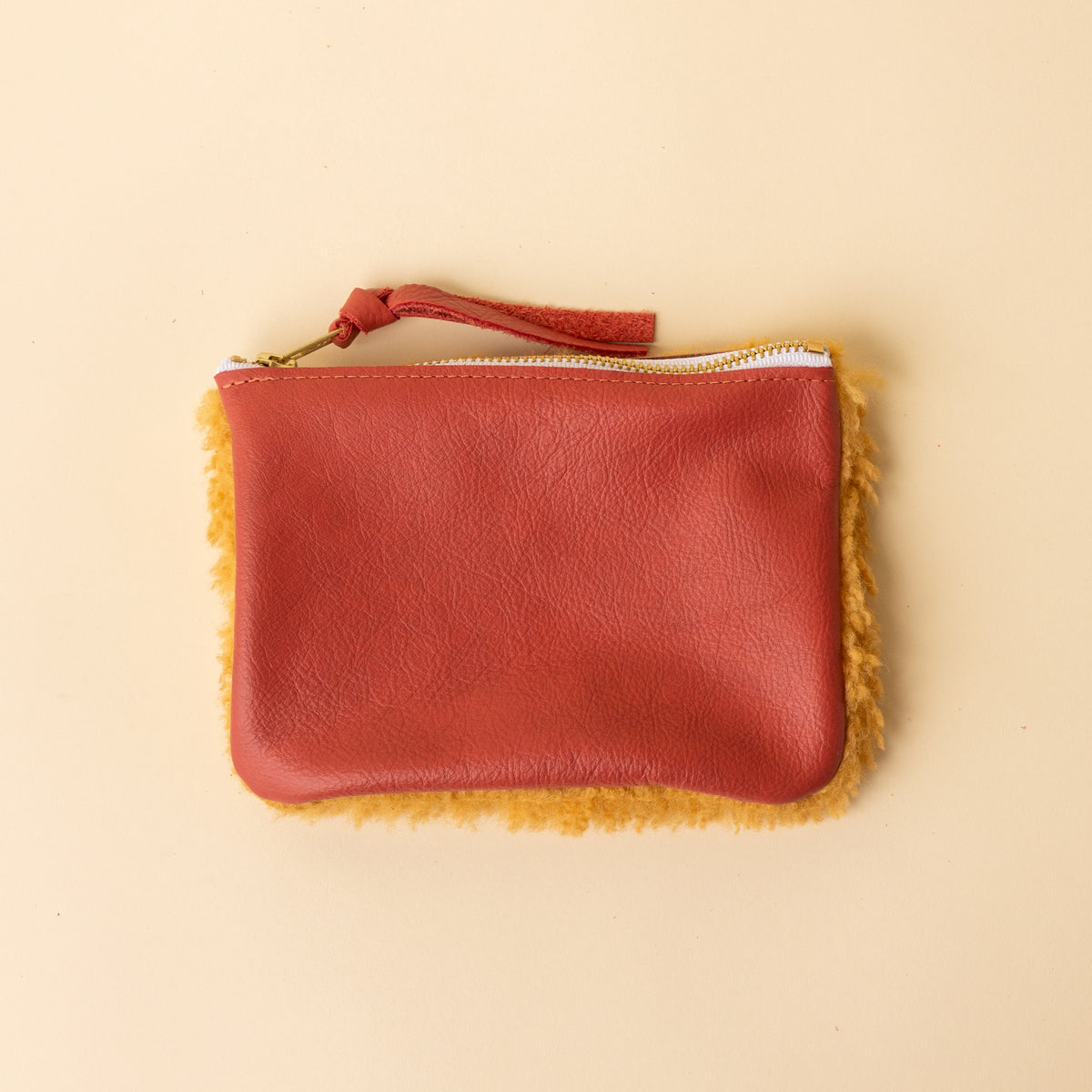 Papaya/Ginger Lambswool Essential Pouch