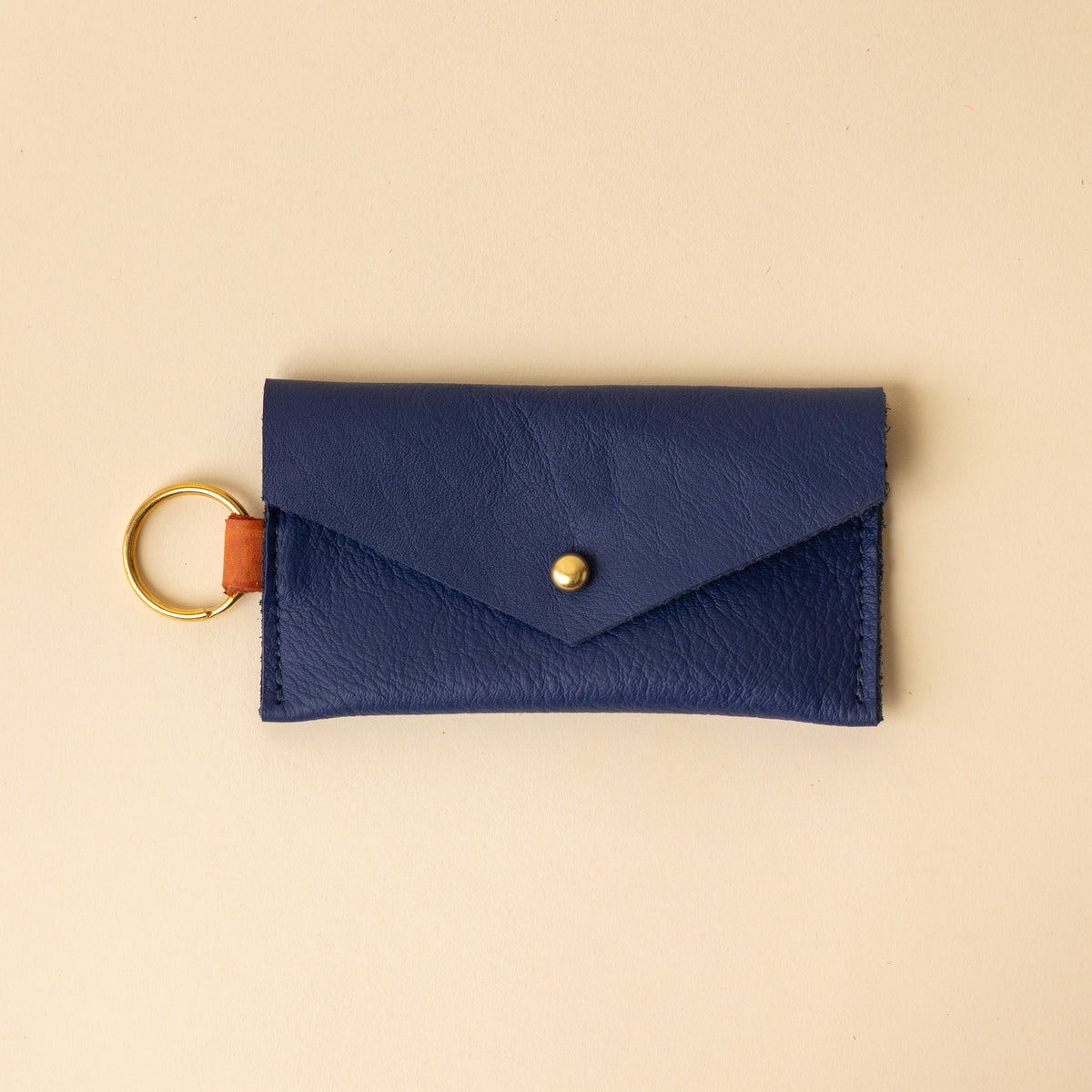 Navy/Orange Caro Cardholder