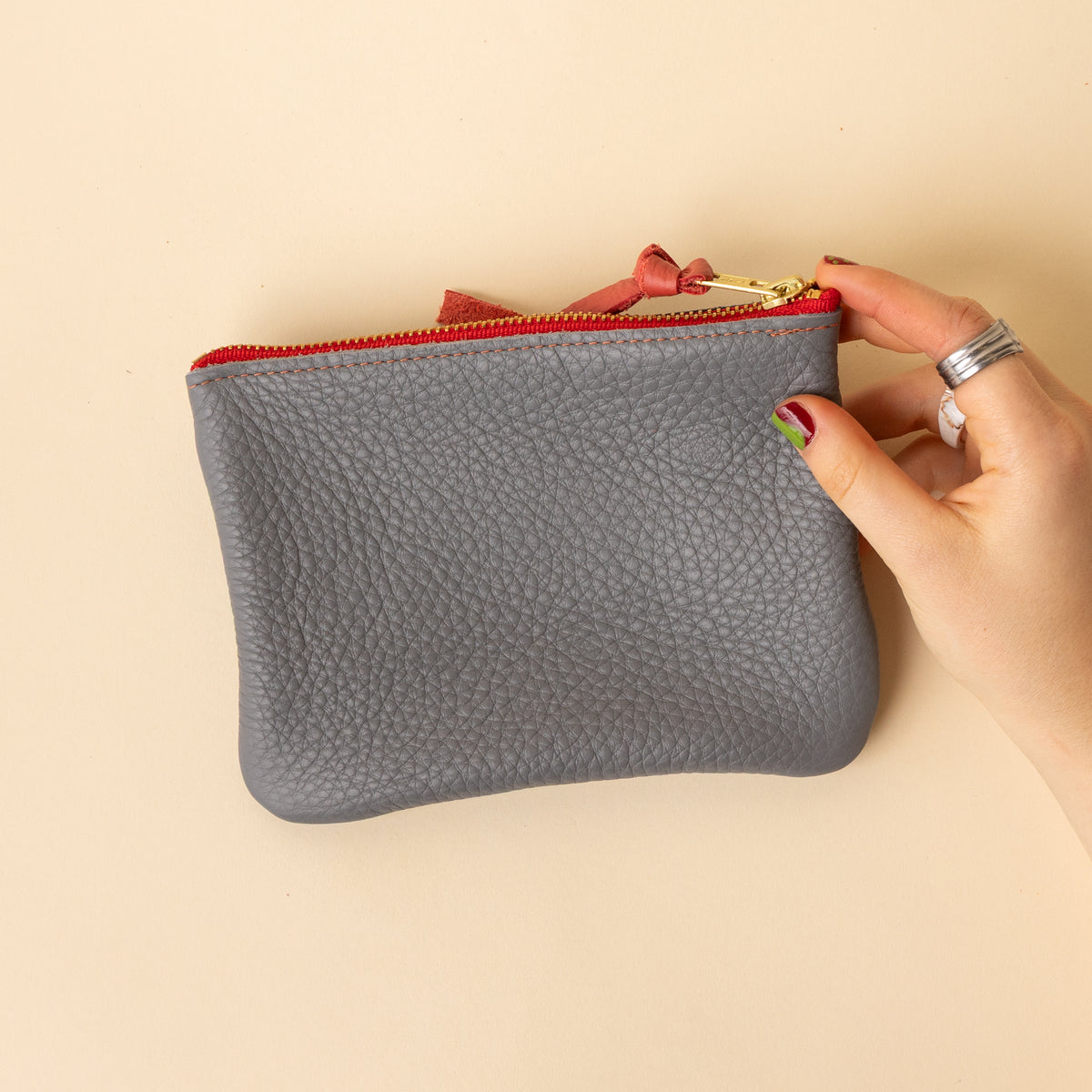 Upcycled Grey/Juniper Essential Pouch