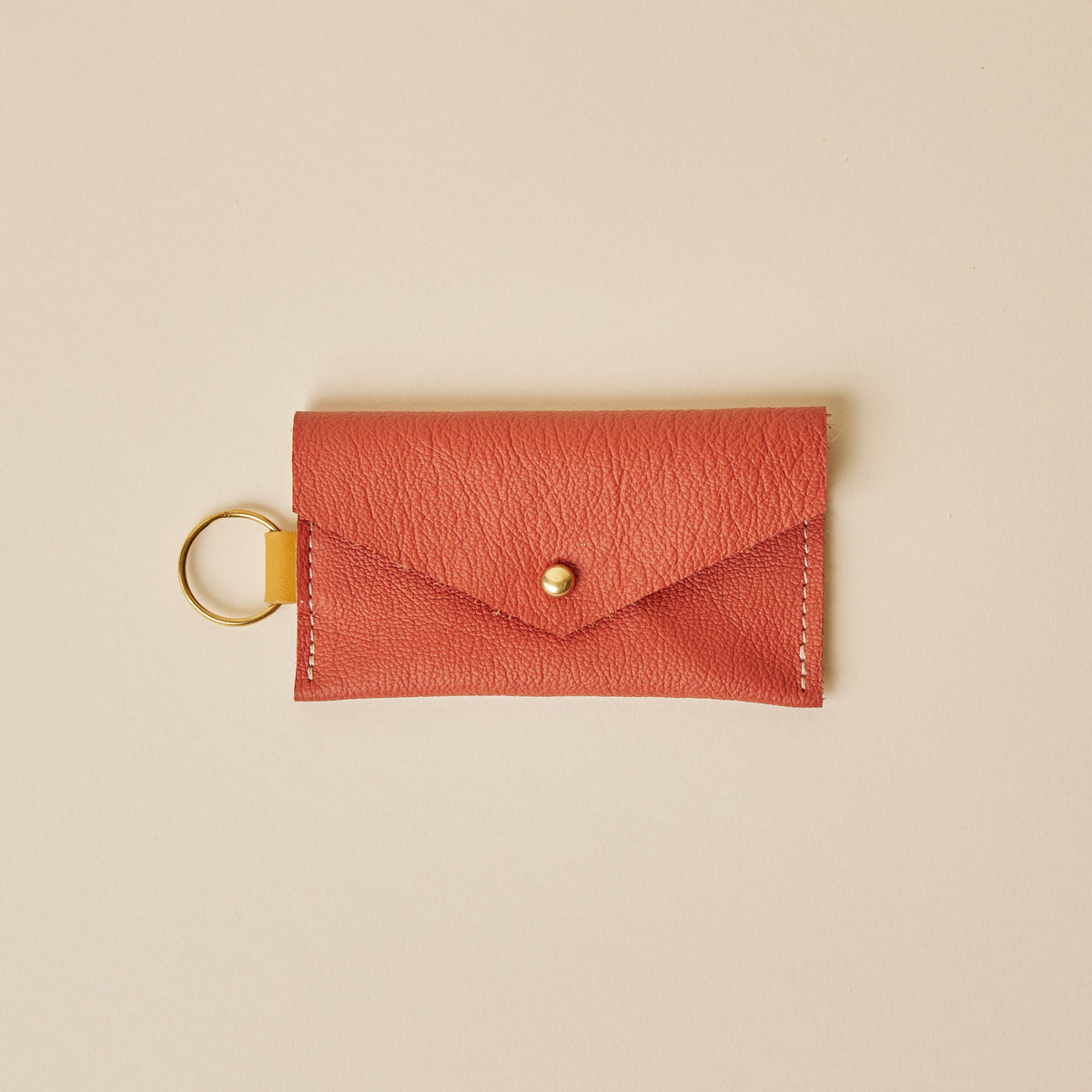 Papaya/Mustard Caro Cardholder