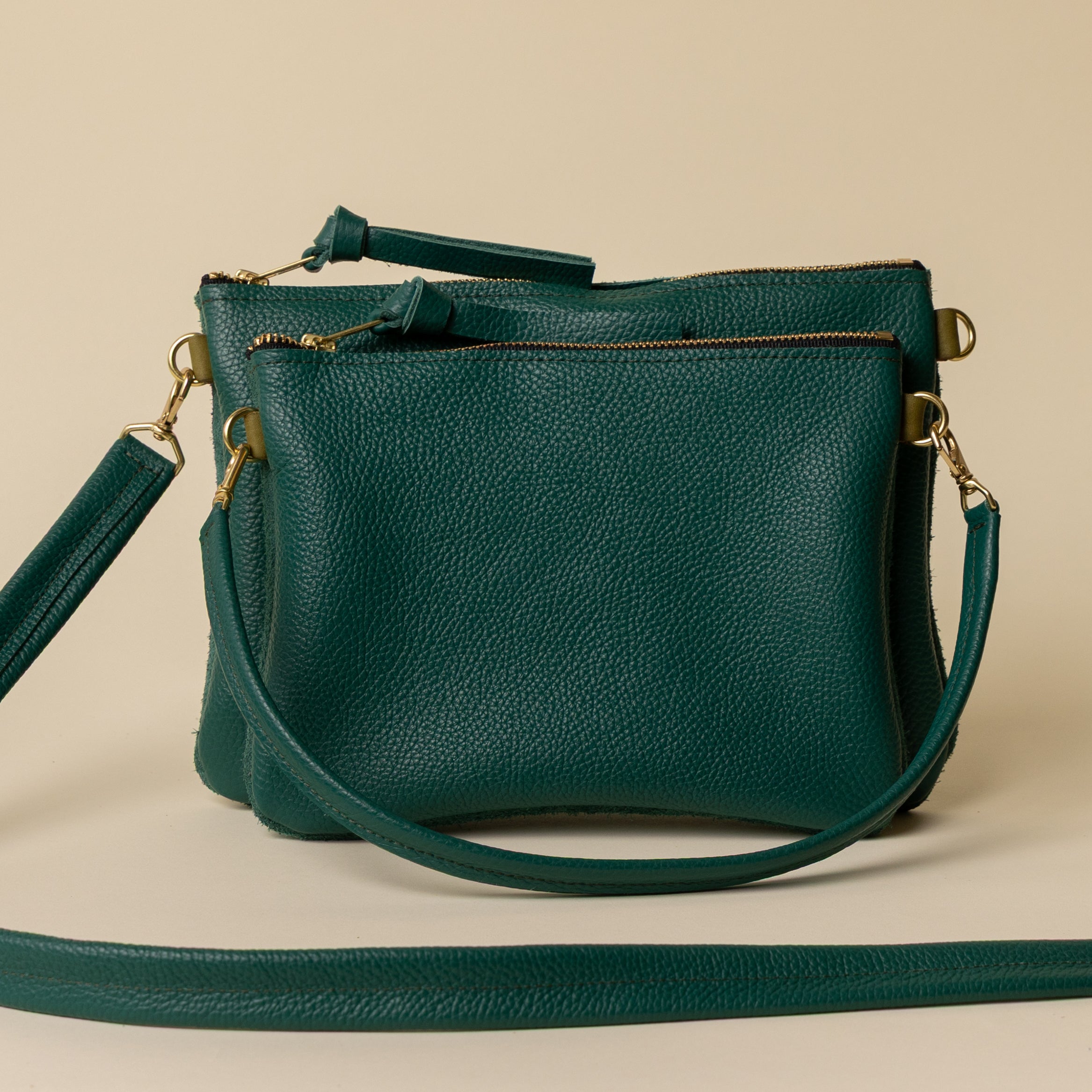 Malachite/Malachite Suede Crossbody