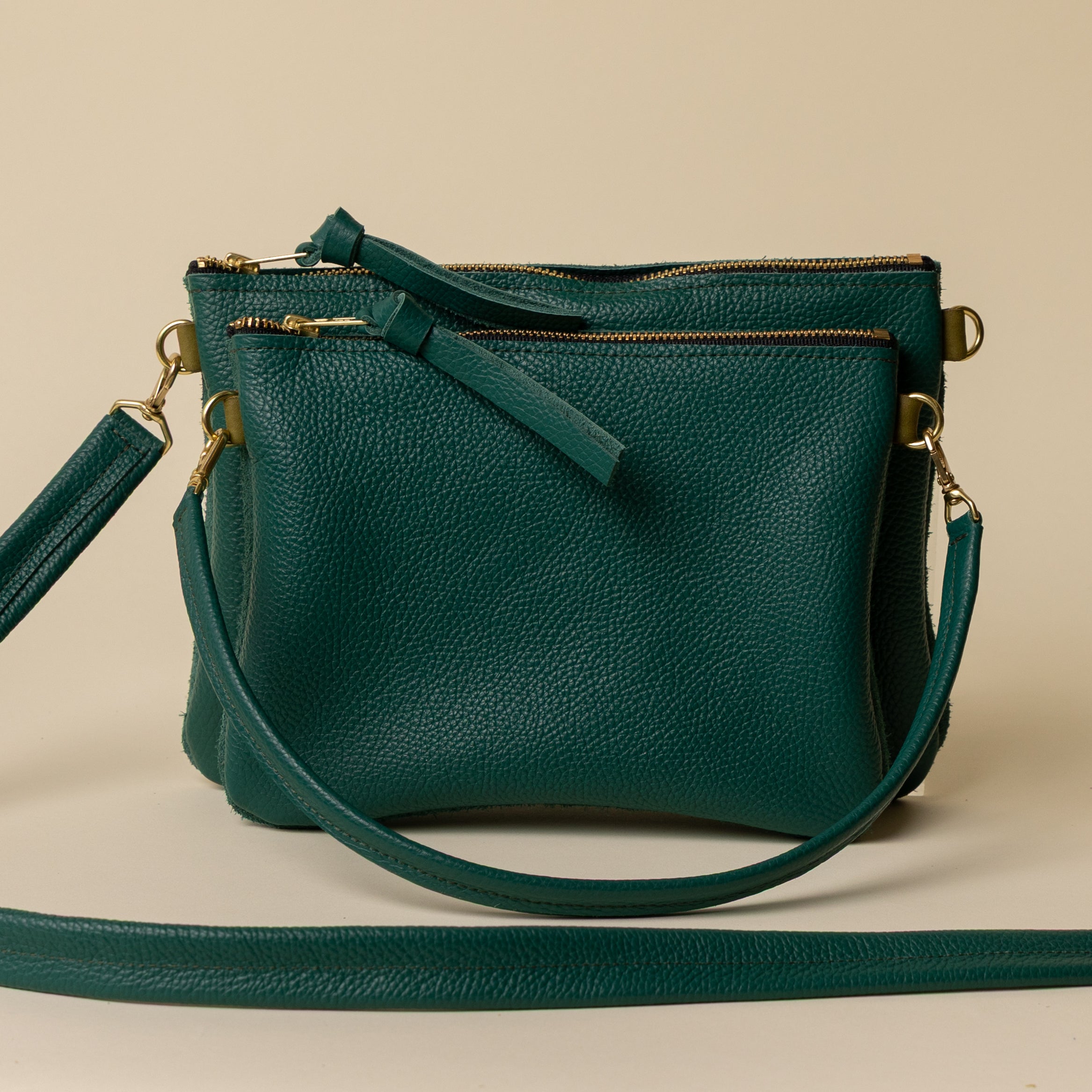 Malachite/Malachite Suede Crossbody