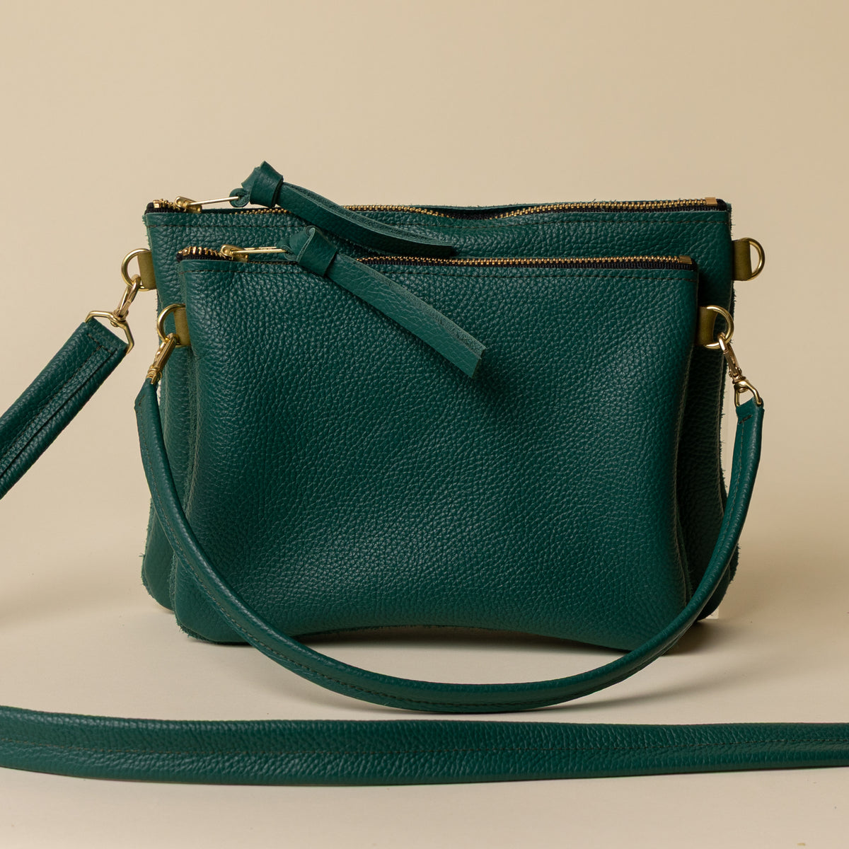 Malachite/Malachite Suede Crossbody