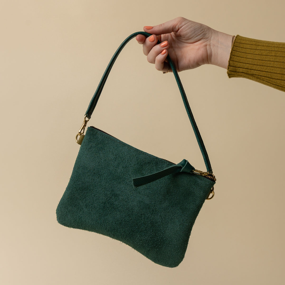 Malachite/Malachite Suede Crossbody