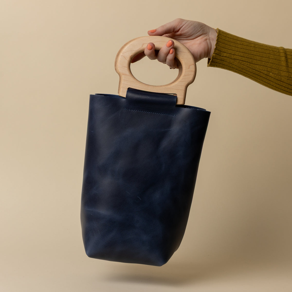 Indigo/White Maple Picnic Tote