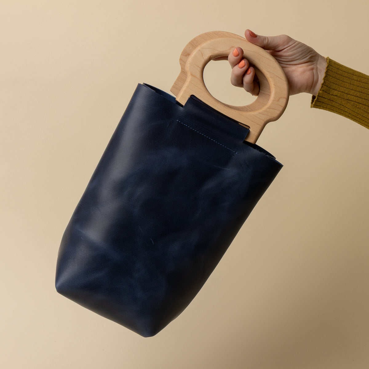 Indigo/White Maple Picnic Tote
