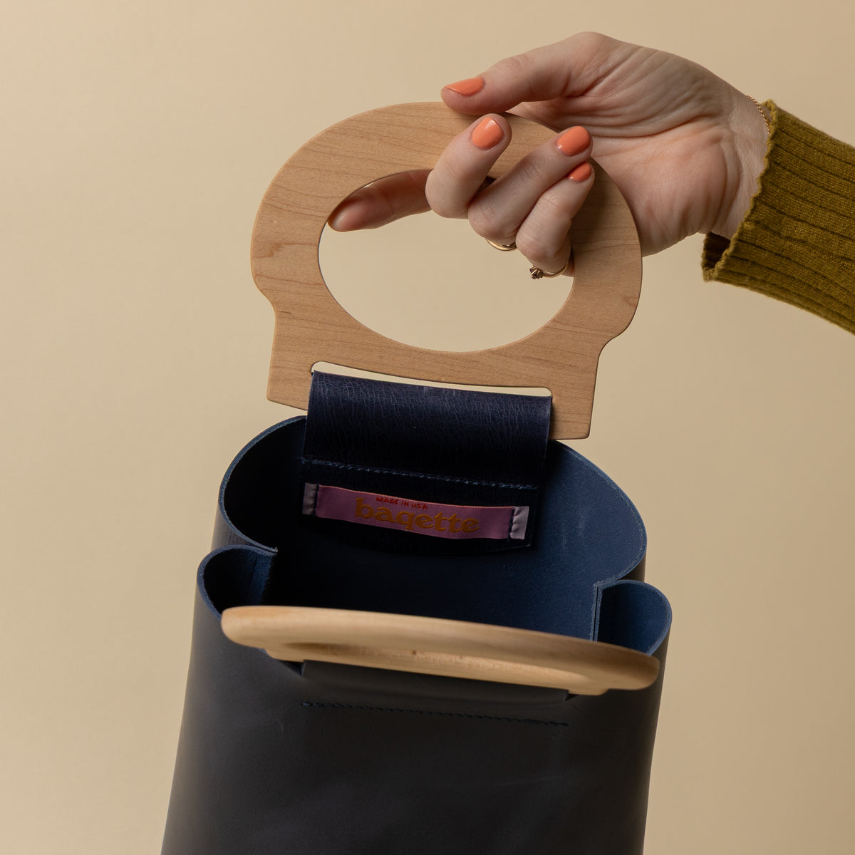 Indigo/White Maple Picnic Tote