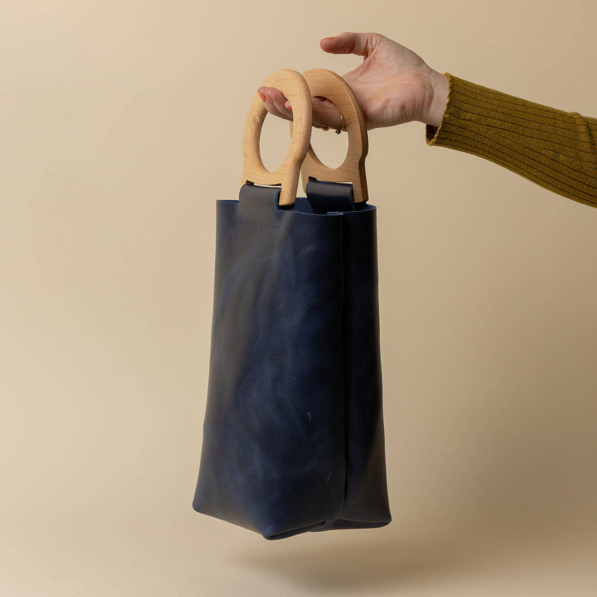 Indigo/White Maple Picnic Tote