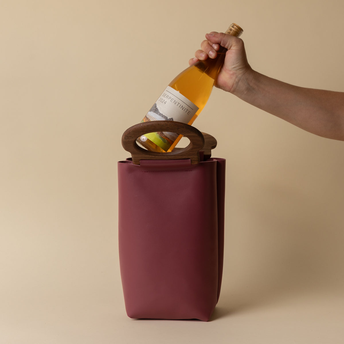 Radicchio/Walnut Picnic Tote