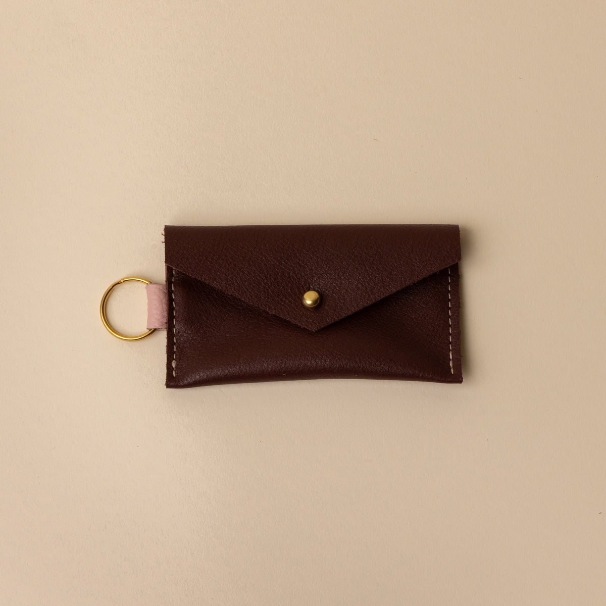 Maroon/Pink Caro Cardholder