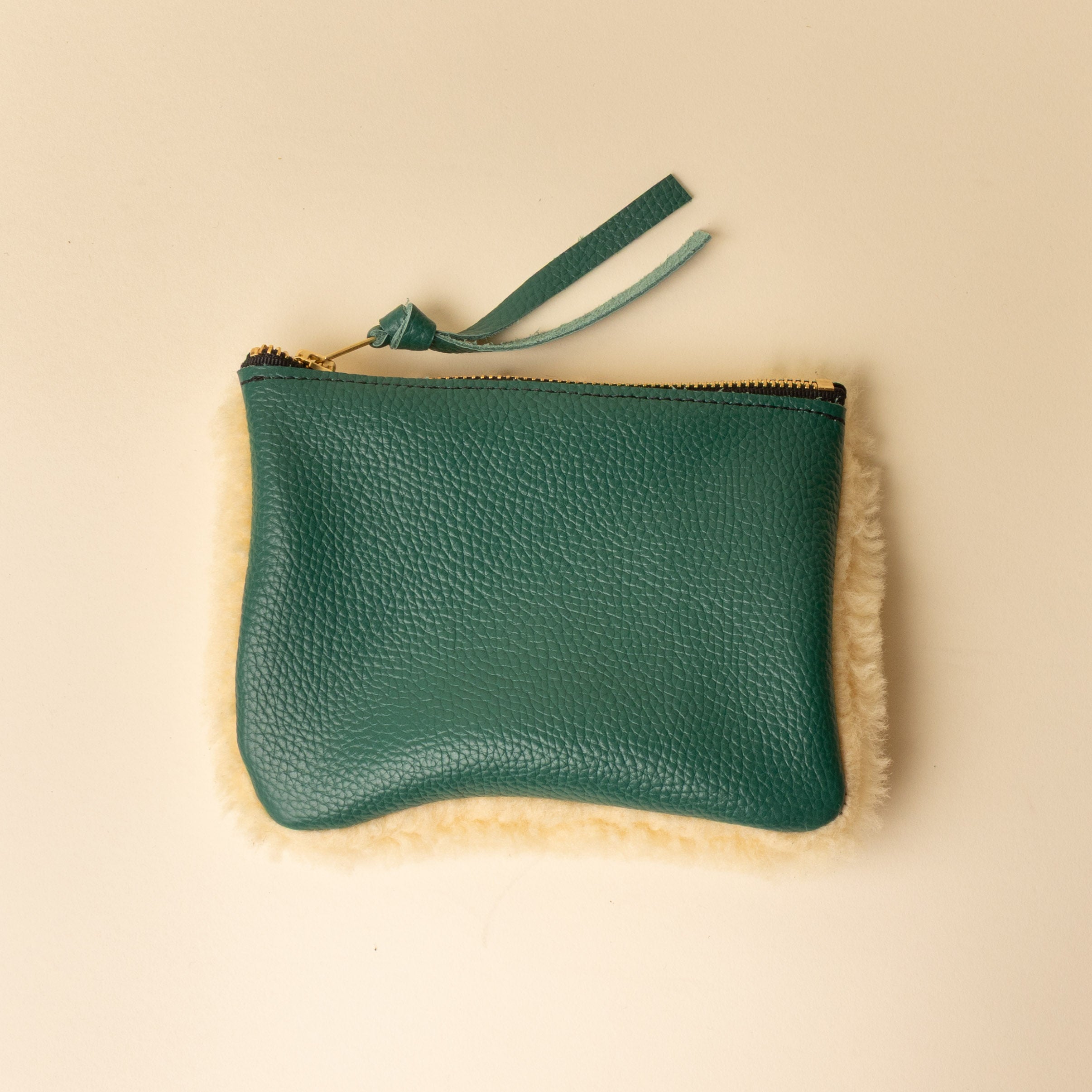 Malachite/Lemon Lambswool Essential Pouch