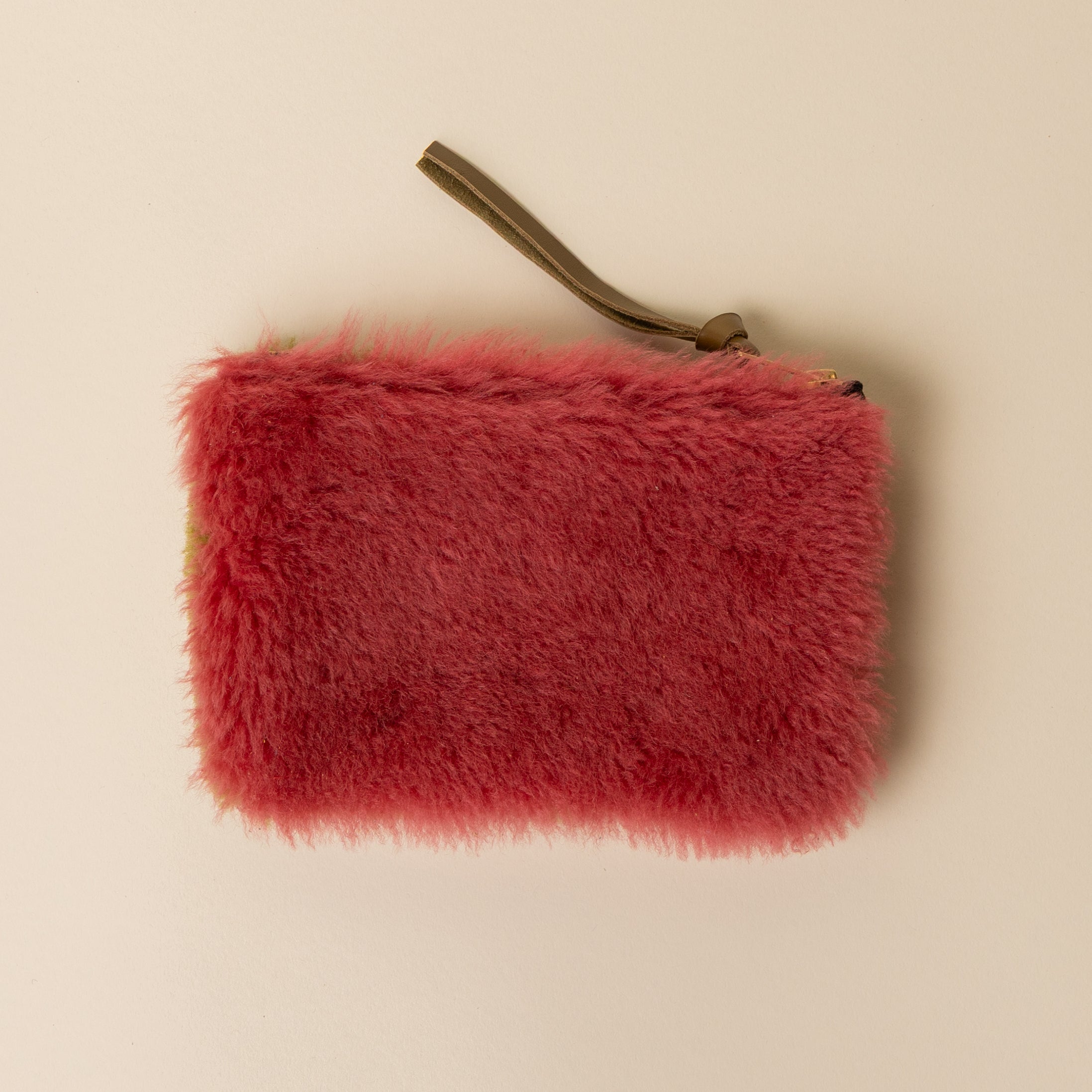 Kiwi/Watermelon Lambswool Essential Pouch