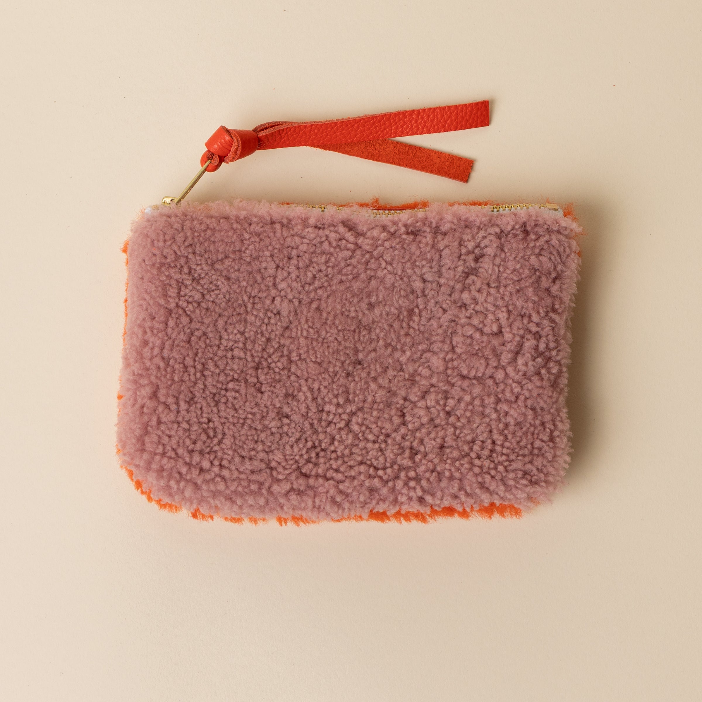 Monarch/Bubblegum Lambswool Essential Pouch