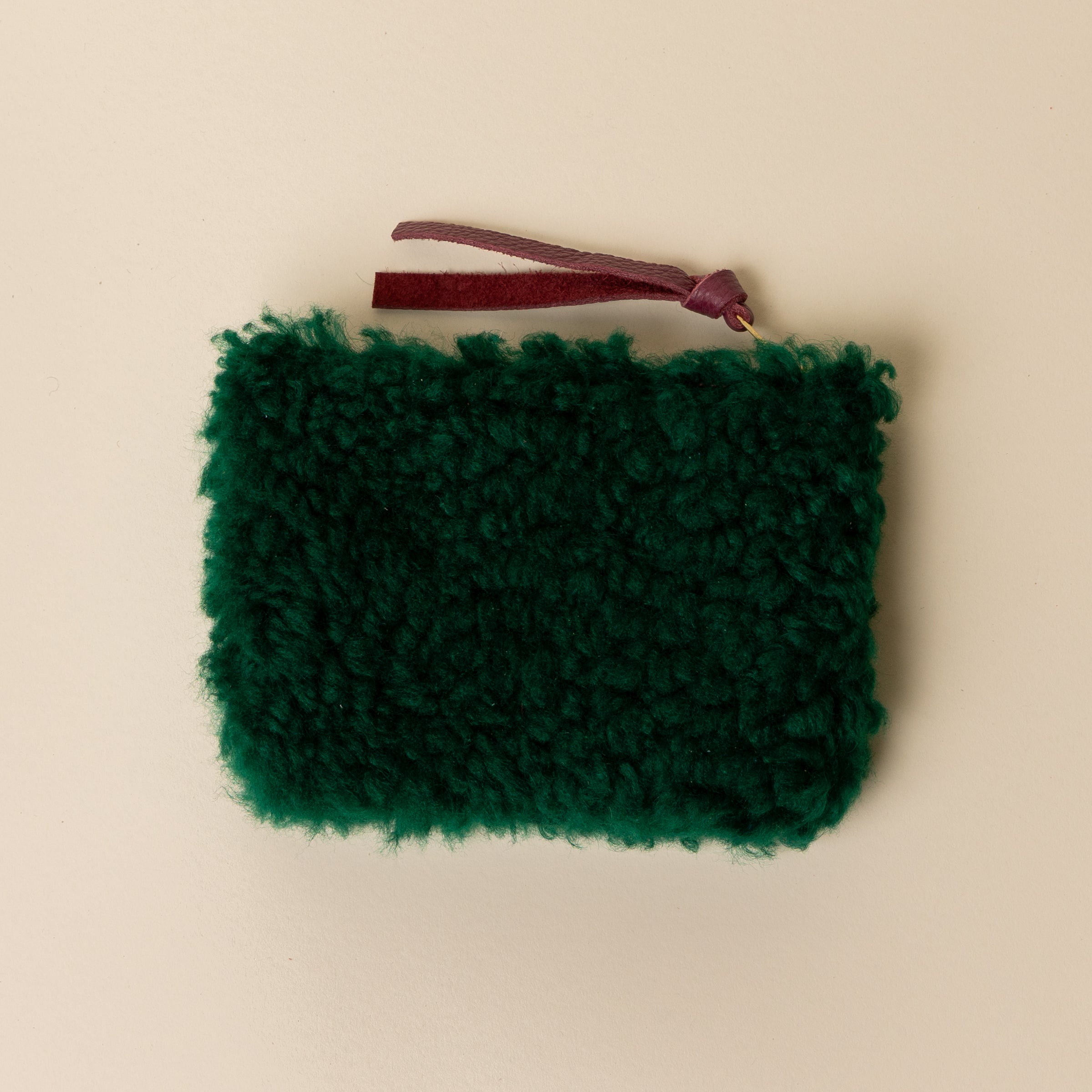 Emerald Lambswool Essential Pouch