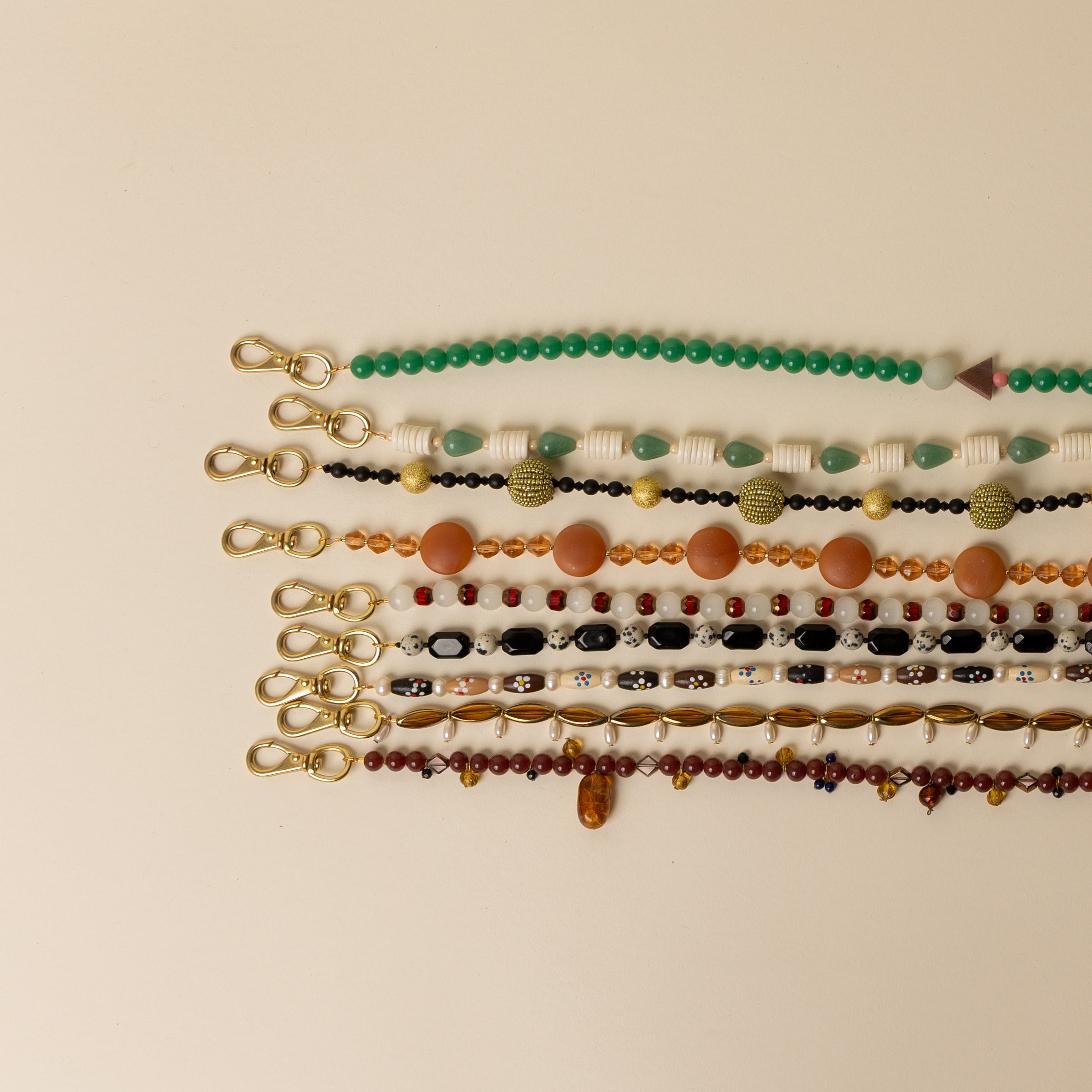 Jasper Beaded Handle