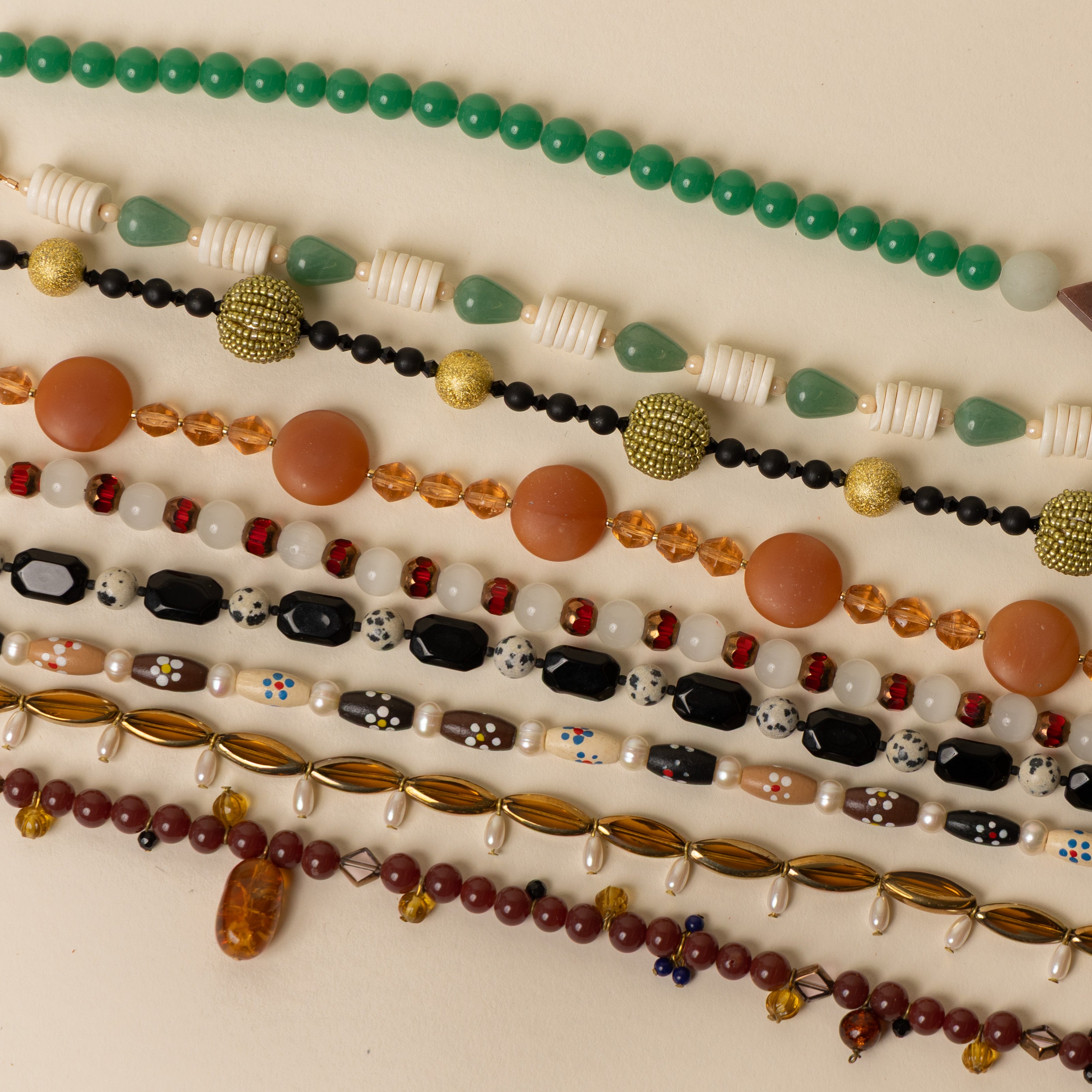 Dalmatian Beaded Handle